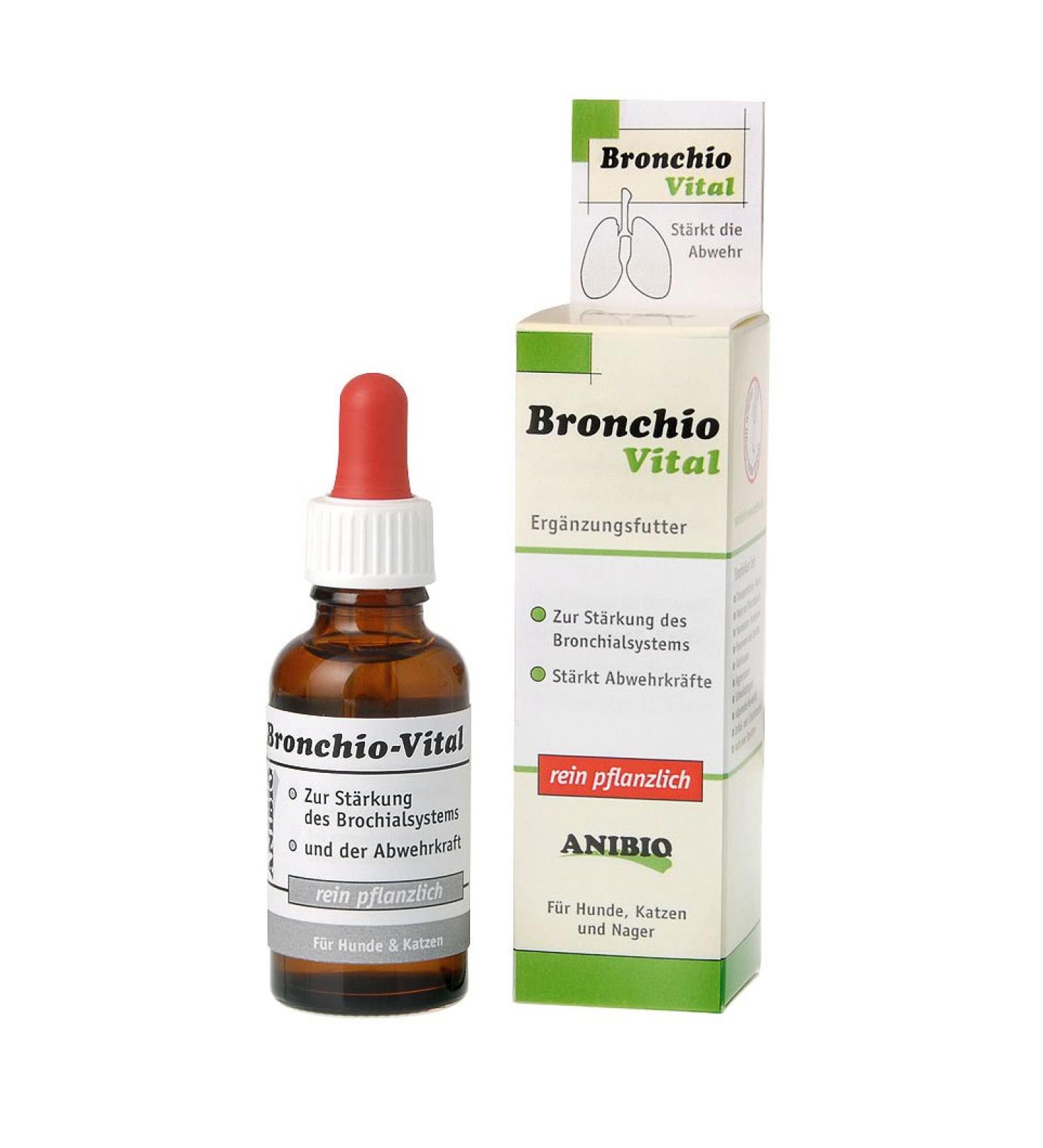 Anibio Bronchio-Vital 30 ml (drops) supplementary food for dogs and cats 1 pack (1 x 0.03 l)