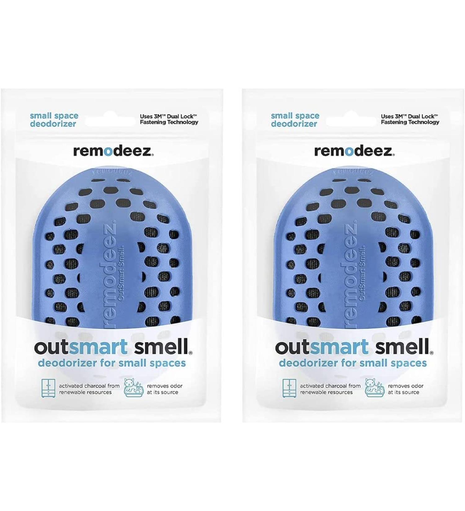 Remodeez Cat Litter Box Deodorizer | Natural Coconut Shell Charcoal Odor Trapper | Air Freshener and Moisture Absorber - 2 Pack - Buy Online on SooperMarket.com