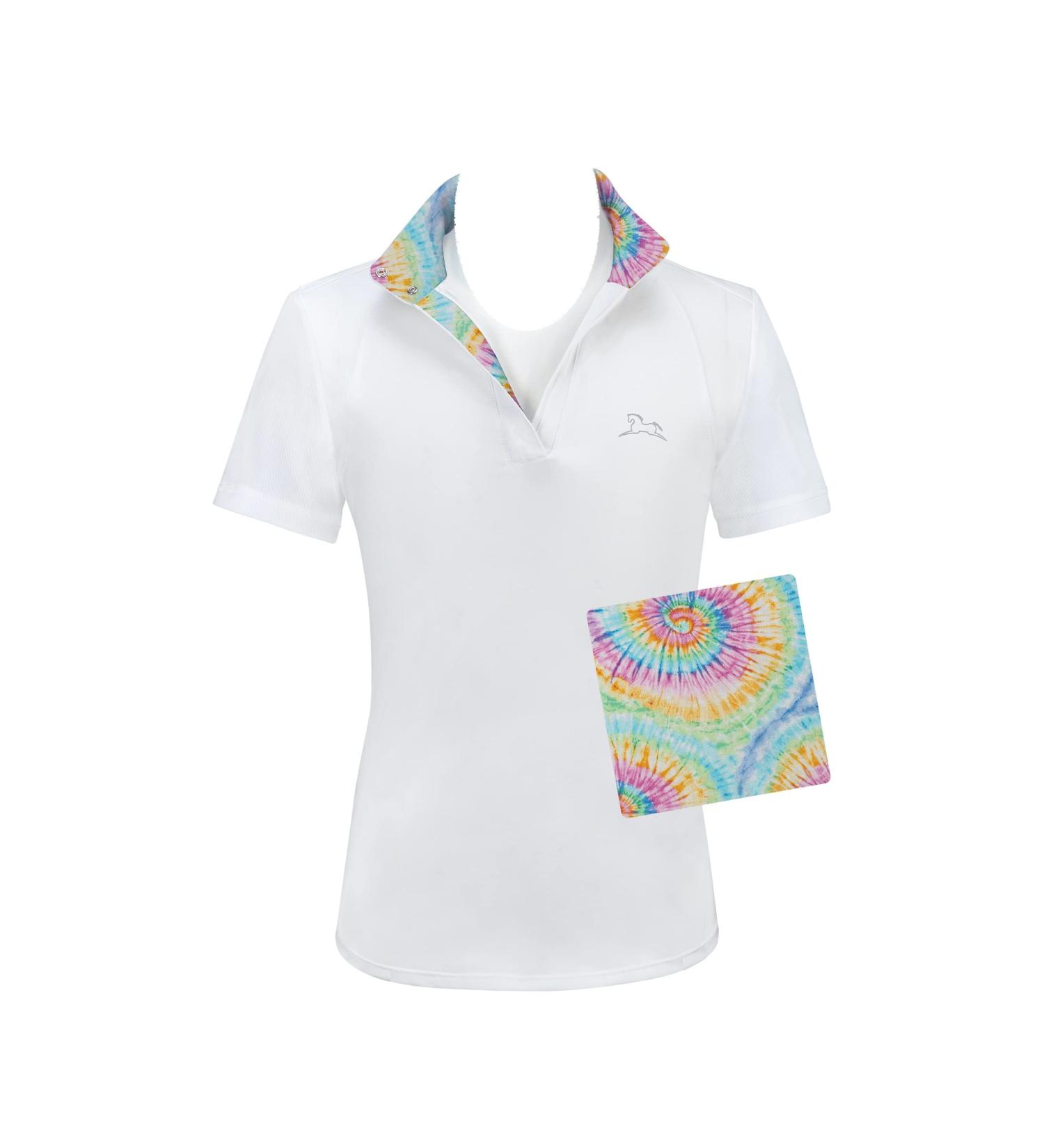 R.J. Classics Sadie Jr. 37.5 Short Sleeve Show Shirt Tie Dye Small