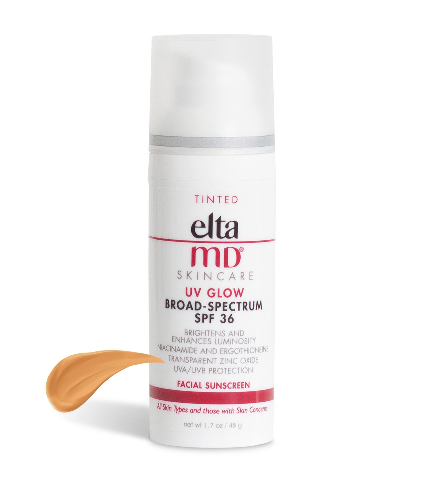 EltaMD UV Glow Tinted Moisturizer SPF 36, 1.7oz - Non-Greasy Mineral Face Sunscreen - Buy Online on SooperMarket.com