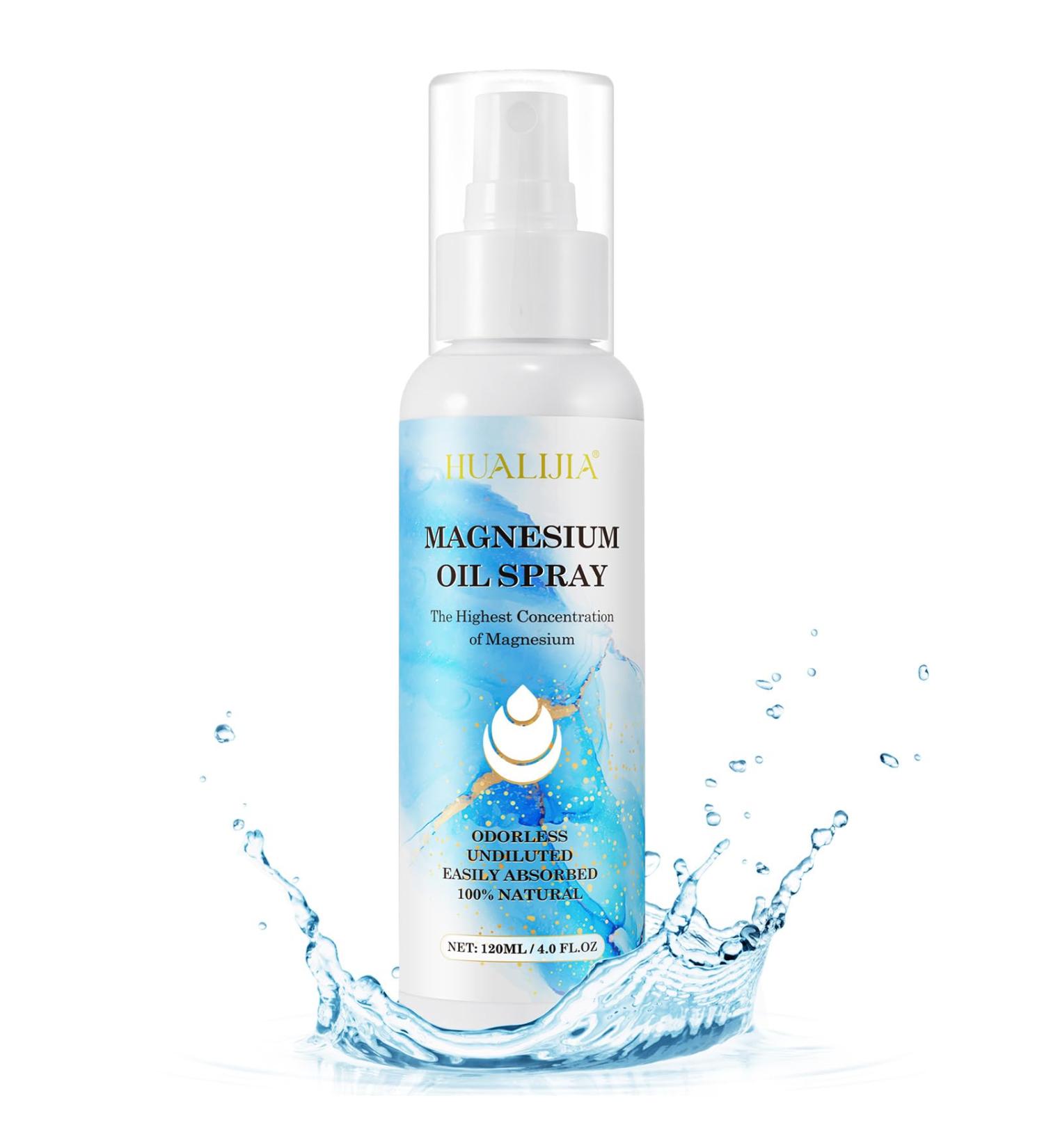 Magnesium Oil Spray Magnesium Oil for Feet Natural Magnesium Spray High Absorption and Pure 120ml - Buy Online on SooperMarket.com