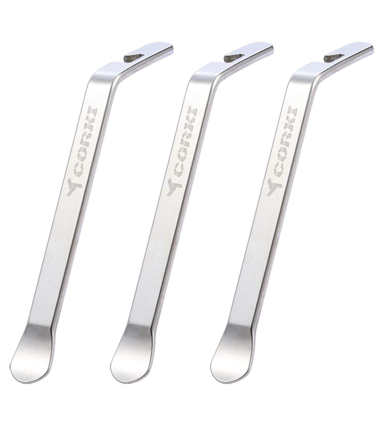 Corki Stainless Steel Bike Tire Levers - 3-Piece Set for Easy Tire Changing - Buy Online on SooperMarket.com