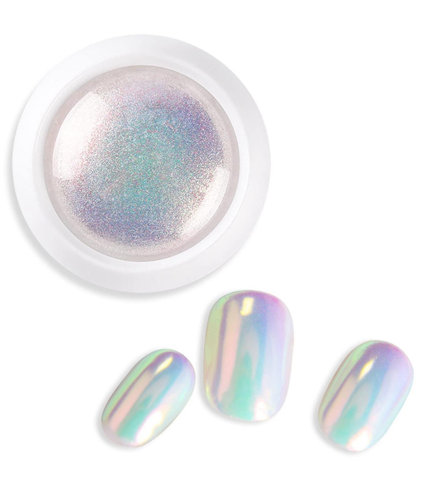 Nail Mirror Powder - Shiny Neon Effect Glitter for Chameleon & Mermaid Nail Art | International Shipping Available - Buy Online on SooperMarket.com