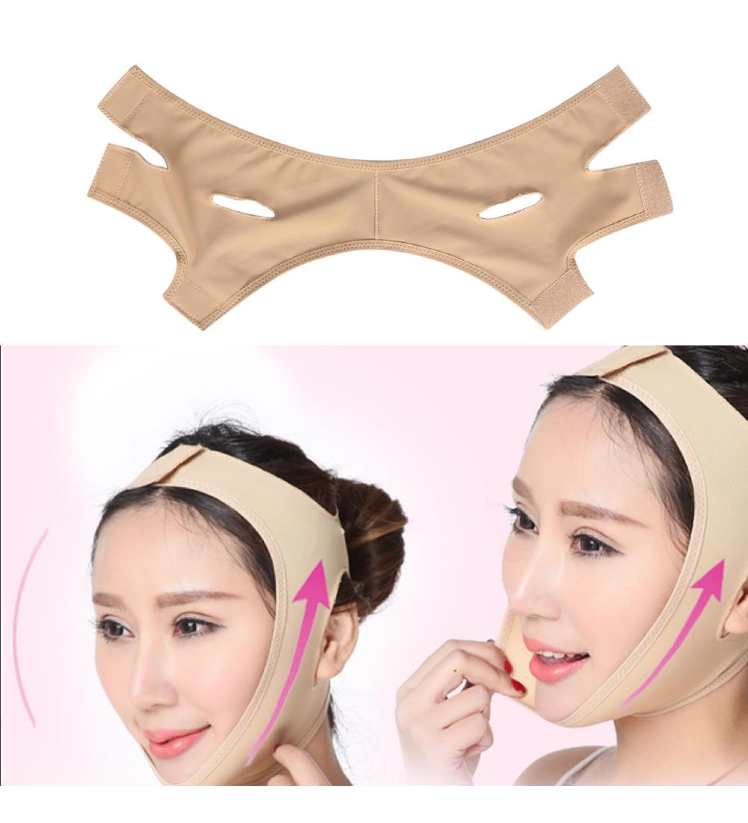 Face Slimming Mask V Shaped Slimming face Beauty Neck Mask Face Lift Up Belt Thin Shape Face Line Strap Reduce Double Chin Bandage Suit for Woman and Man(L) - Buy Online on SooperMarket.com