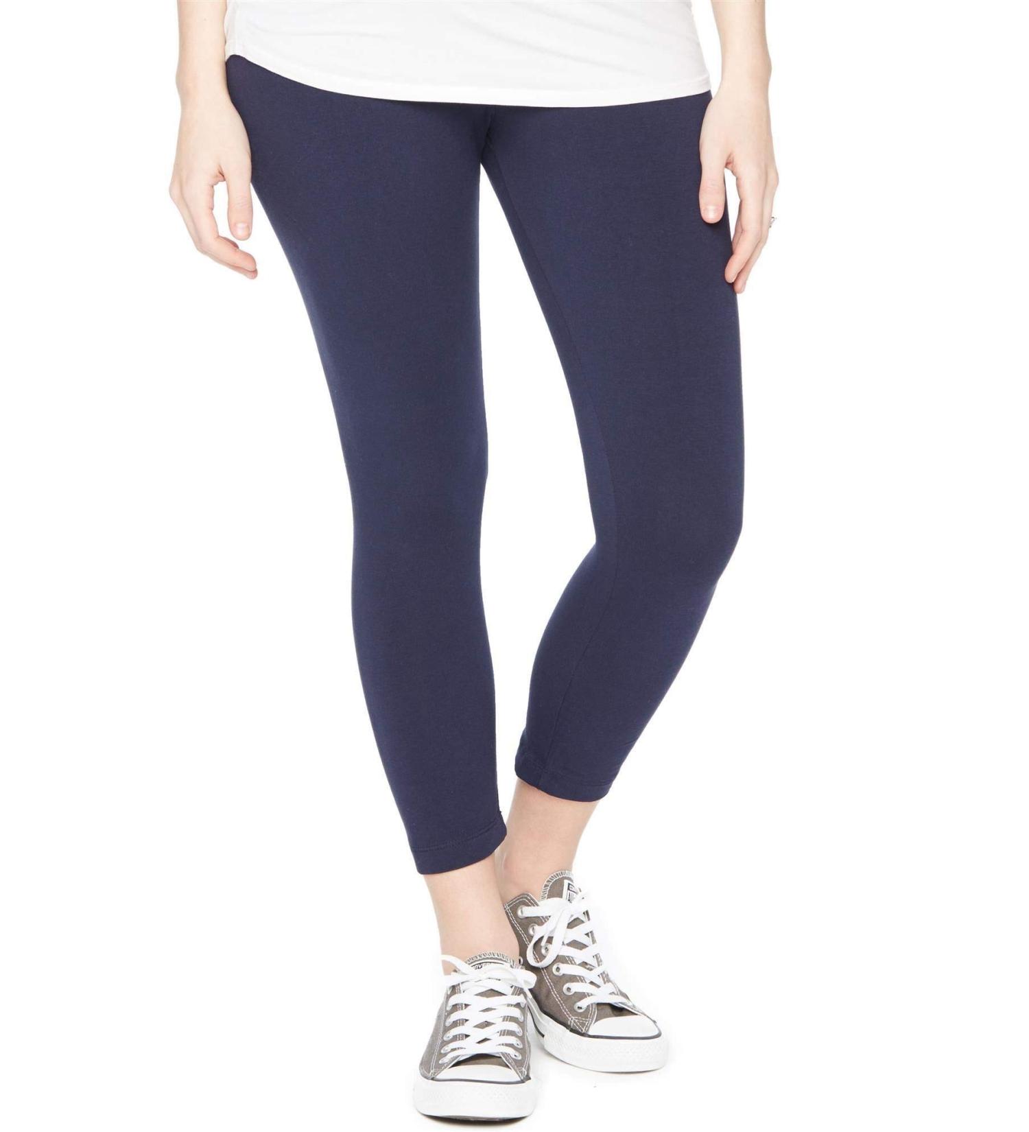 Motherhood Maternity Essential Stretch Leggings - Navy Blue | Secret Fit Belly | Maternity Leggings for Women - Buy Online on SooperMarket.com