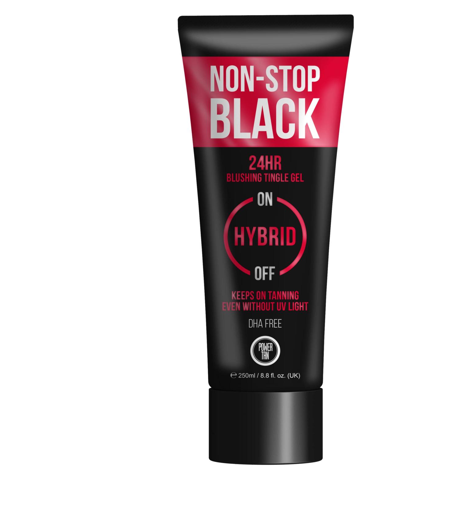 Power Tan Non-Stop Black Tingle Gelee - DHA Free Tanning Accelerator 250ml - Buy Online on SooperMarket.com