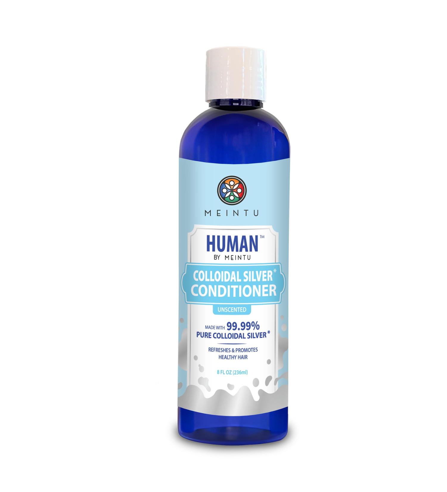 99.99% Pure Colloidal Silver Conditioner - Unscented Hair Care for Dry & Damaged Hair - Enhances Softness & Shine - 8 Oz - Buy Online on SooperMarket.com