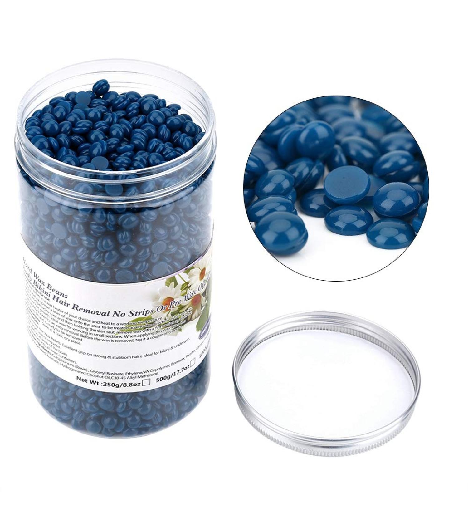 500g Wax Beans - 4 Flavors for Face Armpits Brazilian & Bikini Hair Removal (Beeswax) - International Shipping - Buy Online on SooperMarket.com