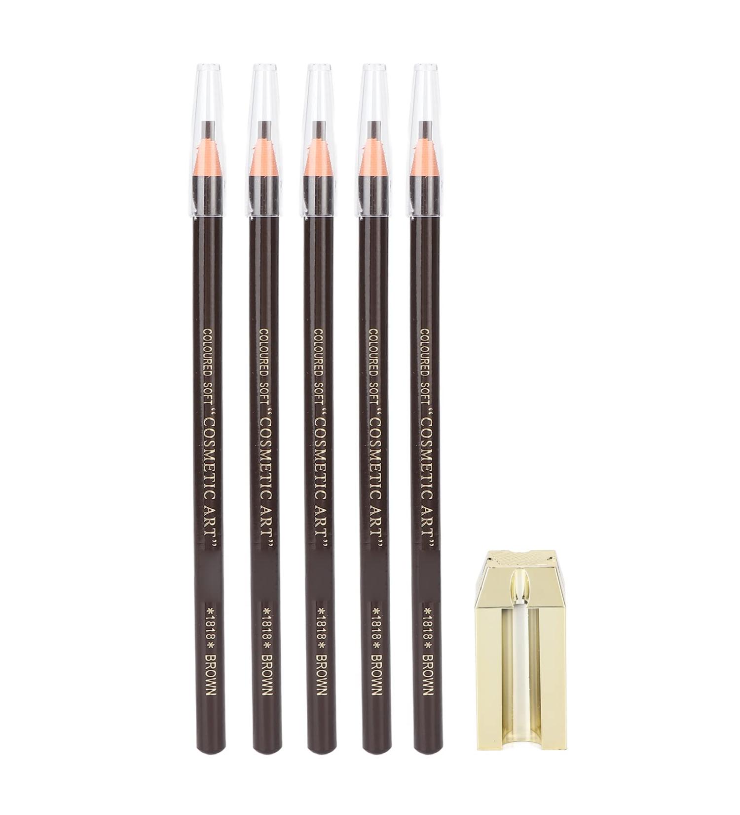 Eyebrow Pencil 4 in 1 Duckbill Eyebrow Sharpener Eyebrow Pencil Set Eyebrow Makeup Cosmetic Shaping Tools Eyebrow Tools(#2) - Buy Online on SooperMarket.com