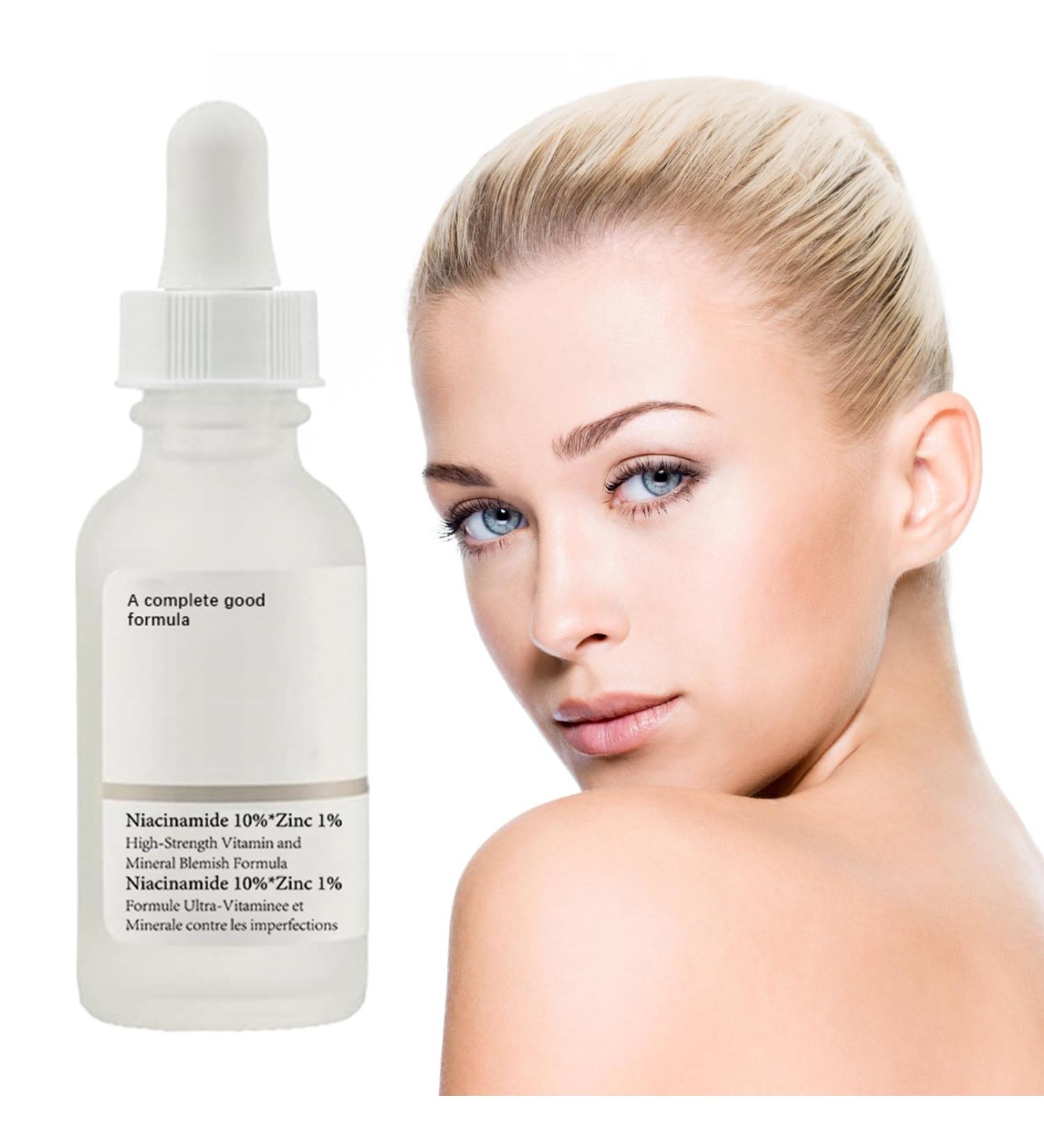 Niacinamide Face Serum 10% Niacinamide Serum + 1% Zinc Serum Face Moisturiser High Strength Vitamin Nourish Skincare Anti Aging Dark Spot Remover for Face Glow Skin Correcting (30ML) - Buy Online on SooperMarket.com