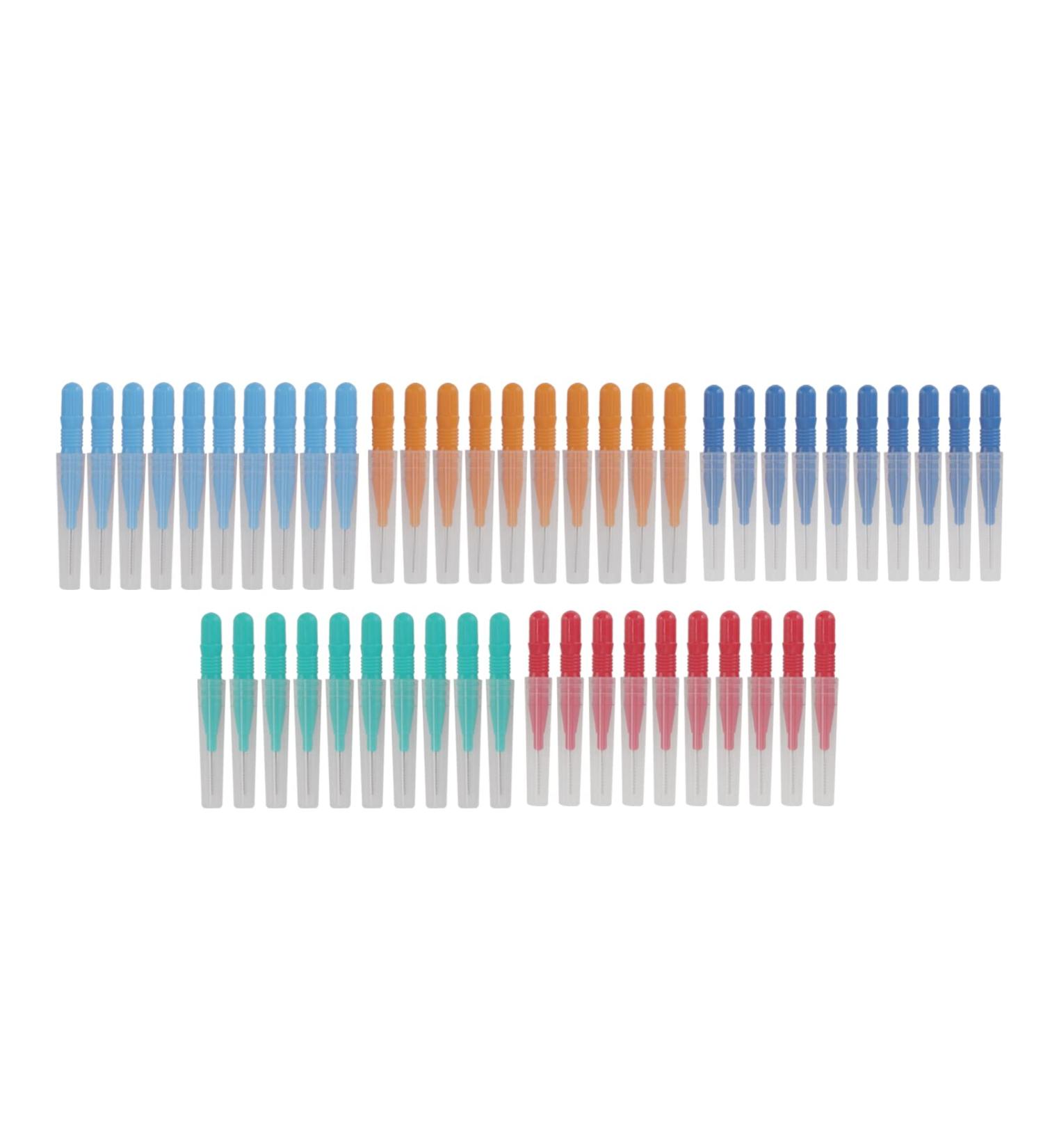 Akozon 50pcs Toothpicks & Interdental Brushes - Premium Oral Health Teeth Cleaning Tools for Fresh Breath & Dental Care - Buy Online on SooperMarket.com