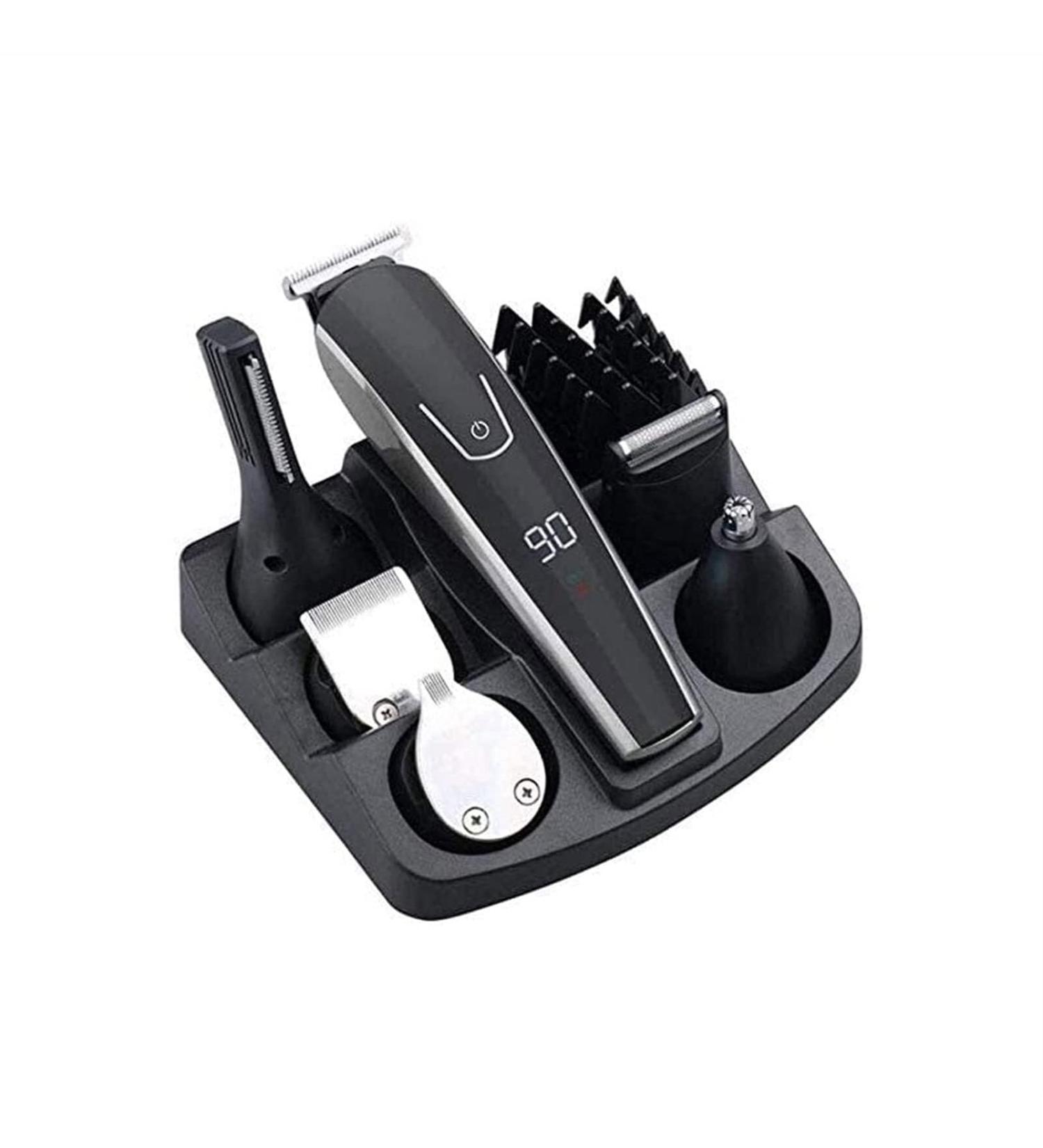 Premium 6-in-1 Hair Clipper & Beard Trimmer Kit for Men - Cordless Waterproof USB Rechargeable Grooming Set - Buy Online on SooperMarket.com