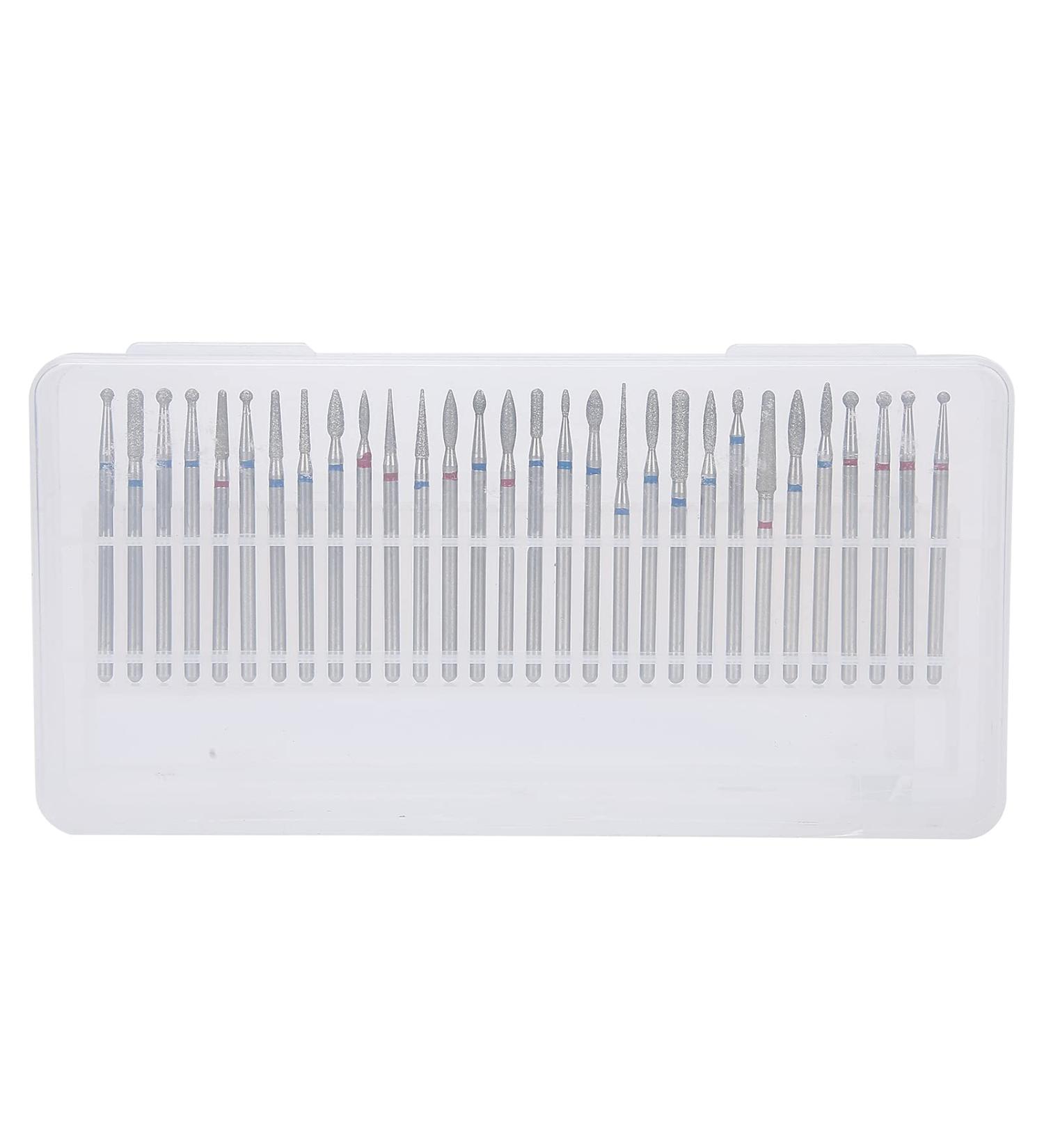 30pcs Nail Polish Grinding Head Set - Electric Nail Drill Tools for Acrylic & Gel Removal | Manicure Drill Kit - Buy Online on SooperMarket.com