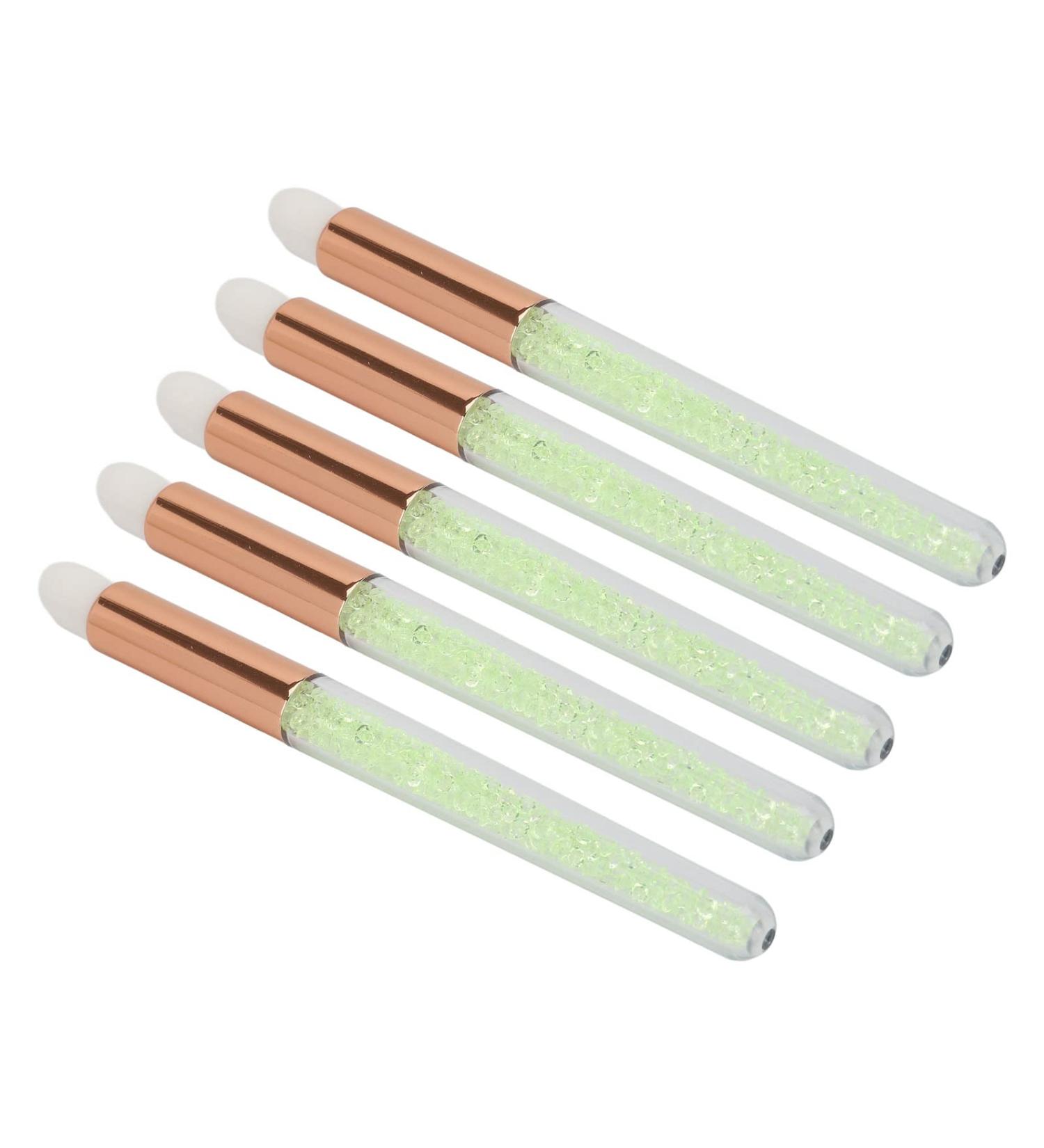 Buy 5pcs Lip Blending Brush Set - Soft Hair Rhinestones Handle Makeup Applicator for Perfect Lip Smudge | International Shipping Available - Buy Online on SooperMarket.com