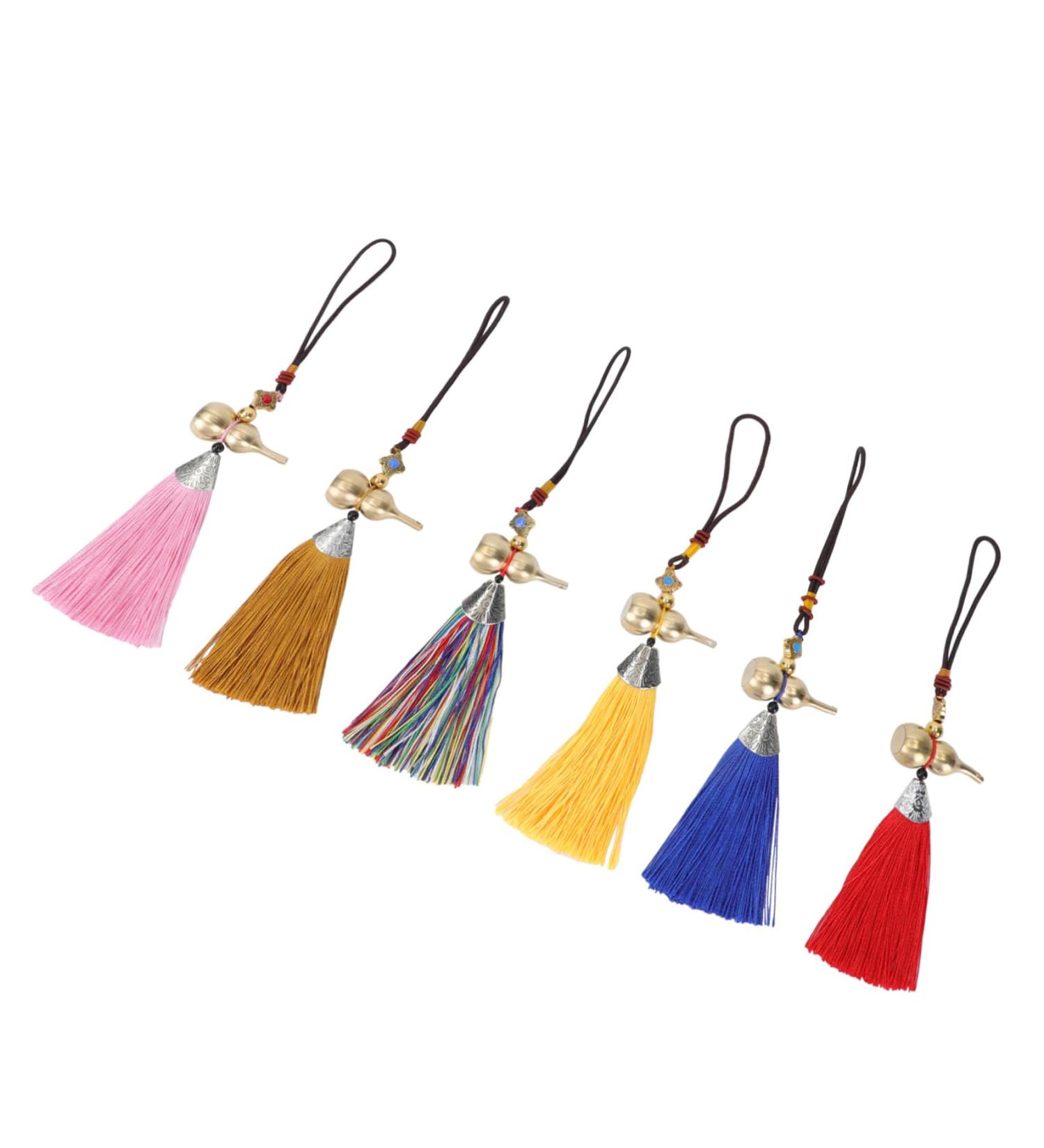 Cabilock 6pcs Copper Gourd Pendant Travel Feng Shui Car Fashion - Buy Online on SooperMarket.com