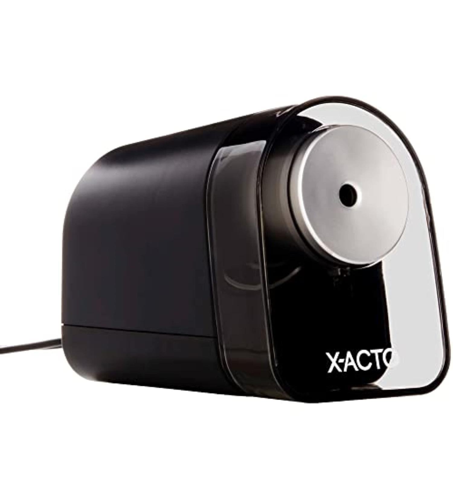 X-ACTO Pencil Sharpener XLR Electric Pencil Sharpener Colored Pencil Sharpener for Artists Powerful Compact Small Pencil Sharpener Black 1 Count - Buy Online on SooperMarket.com