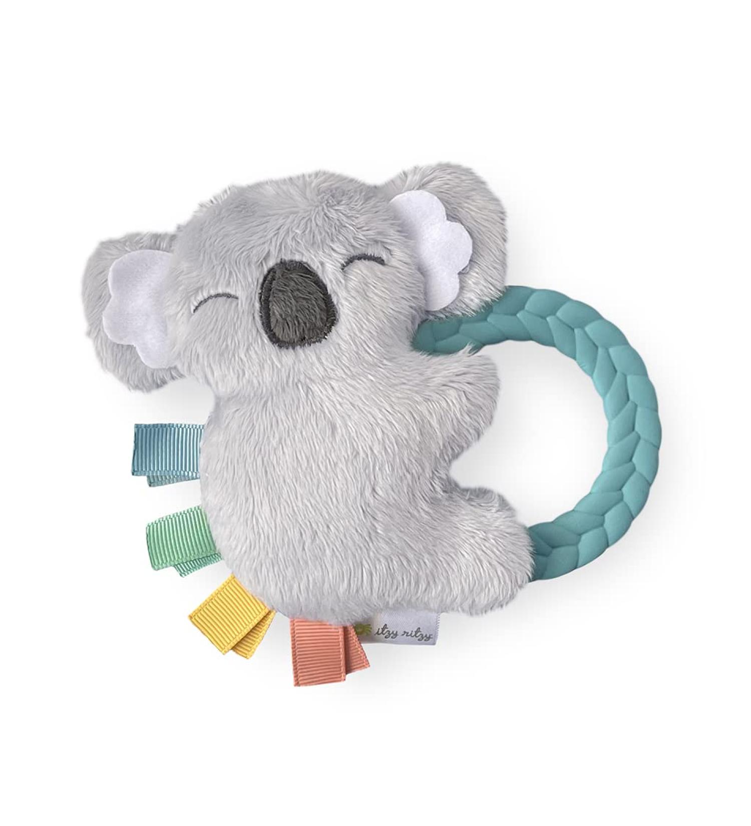 Itzy Ritzy Koala Rattle Pal with Teether - Minky Plush Character with Gentle Rattle Sound - Buy Online on SooperMarket.com