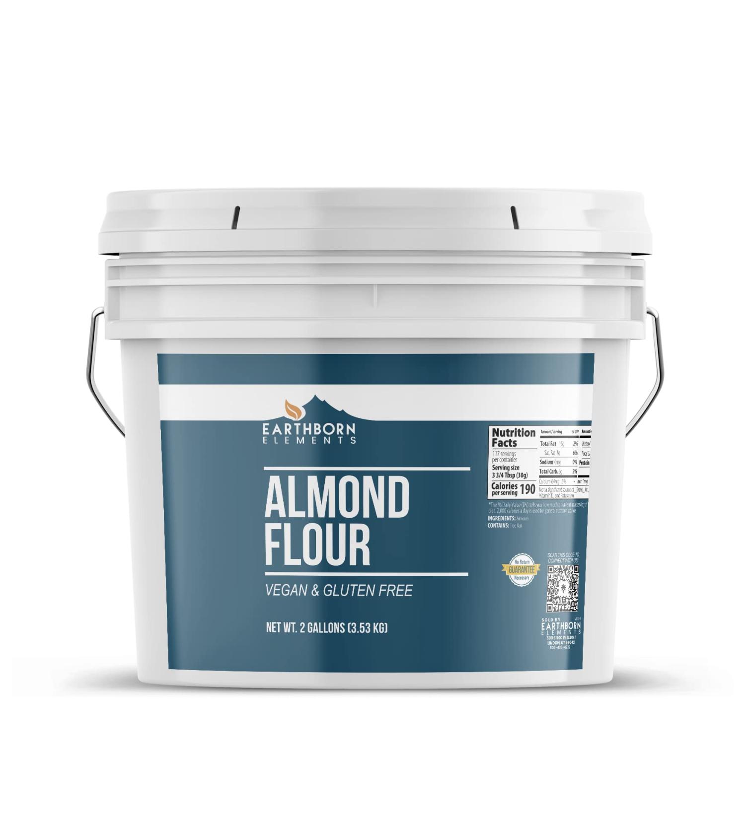 Earthborn Elements Almond Flour 2 Gallon Bucket - Gluten-Free Baking, Always Pure - 1 Count - Buy Online on SooperMarket.com