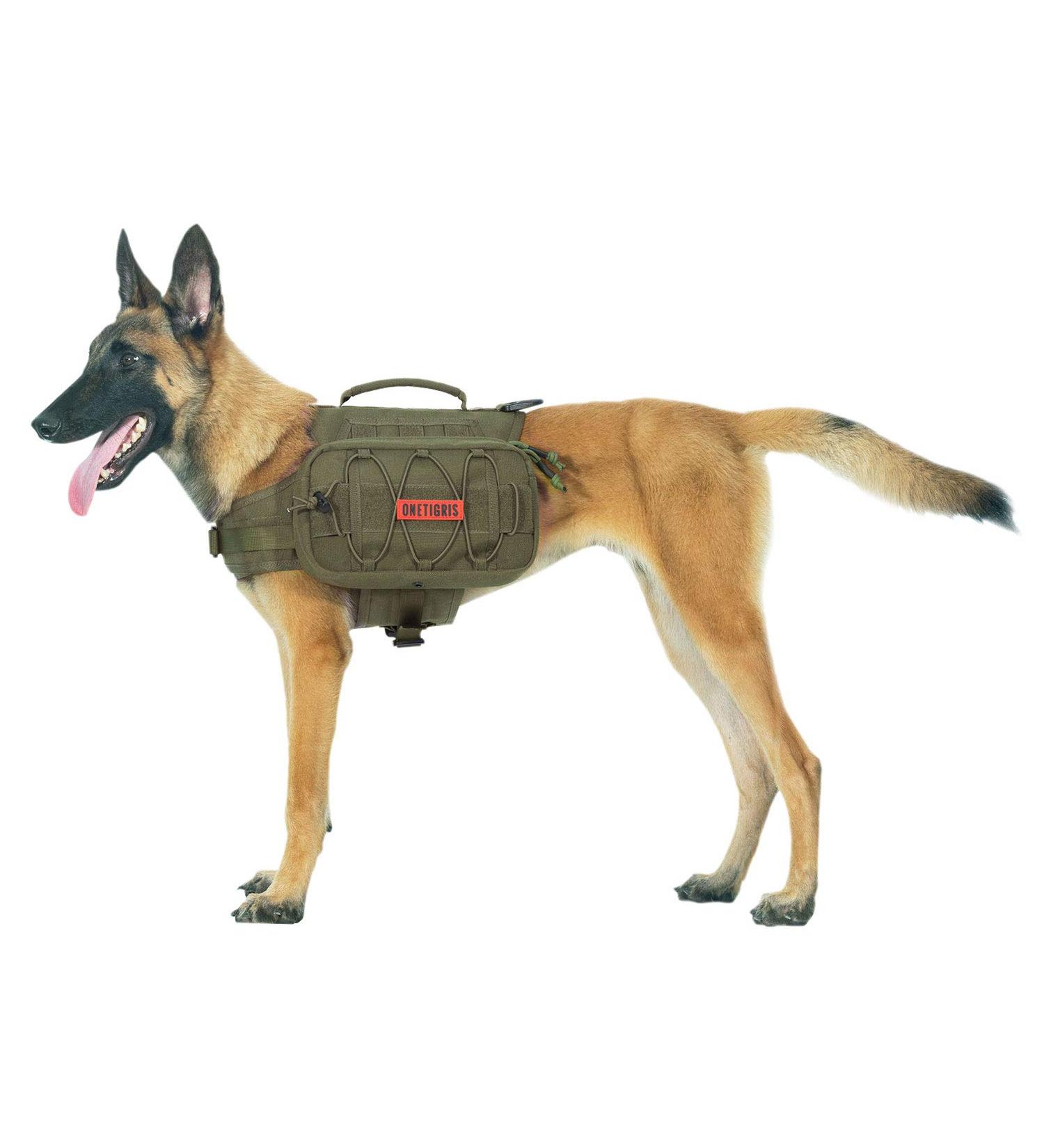 OneTigris Mammoth Dog Backpack 2.0 | Tear-Resistant Camping & Hiking Backpack for M/L Size Dogs (Ranger Green) - Buy Online on SooperMarket.com