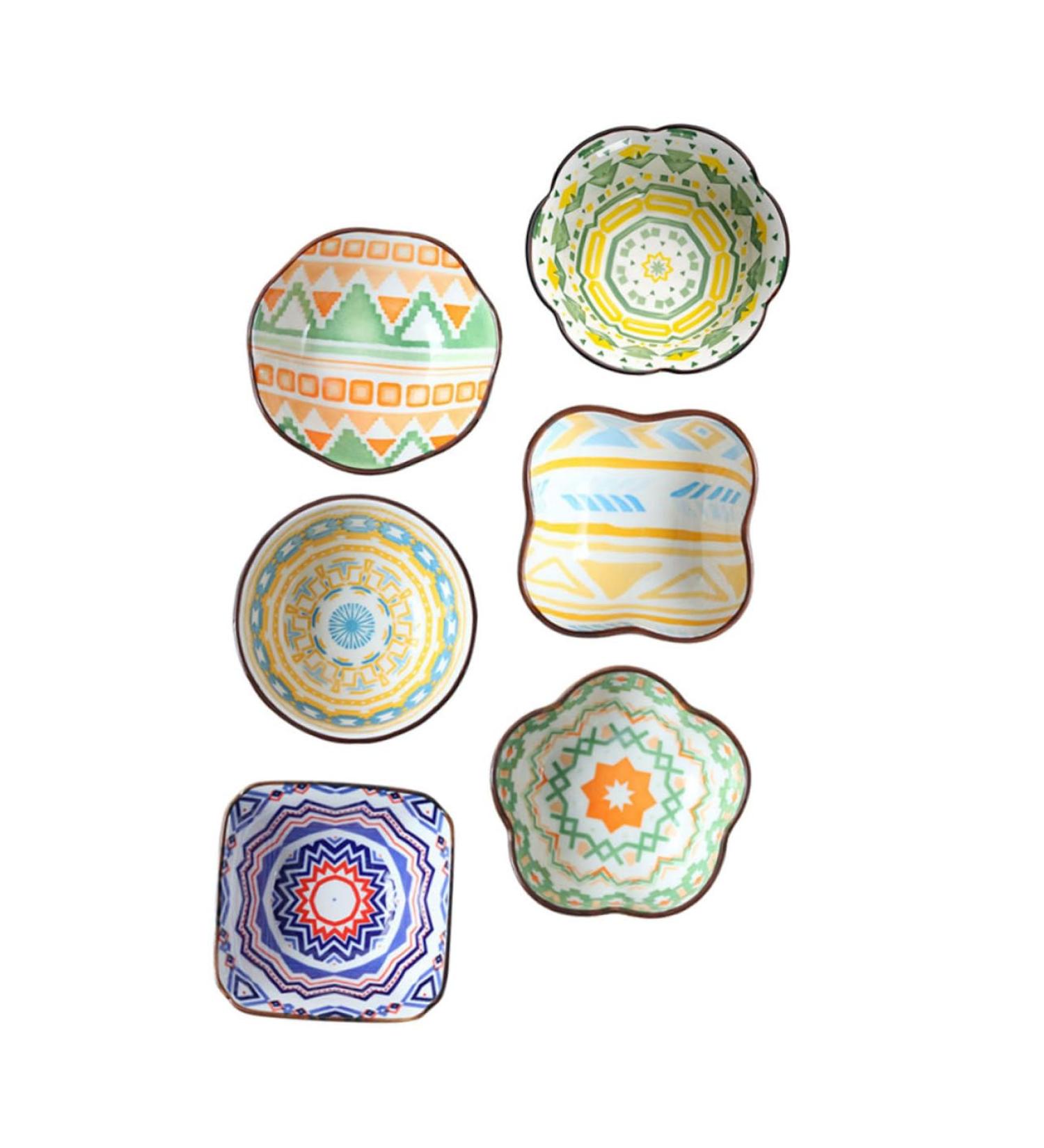 MAGICLULU 6pcs Ceramic Saucer Ceramics Sauces Sushi re-usable - Buy Online on SooperMarket.com
