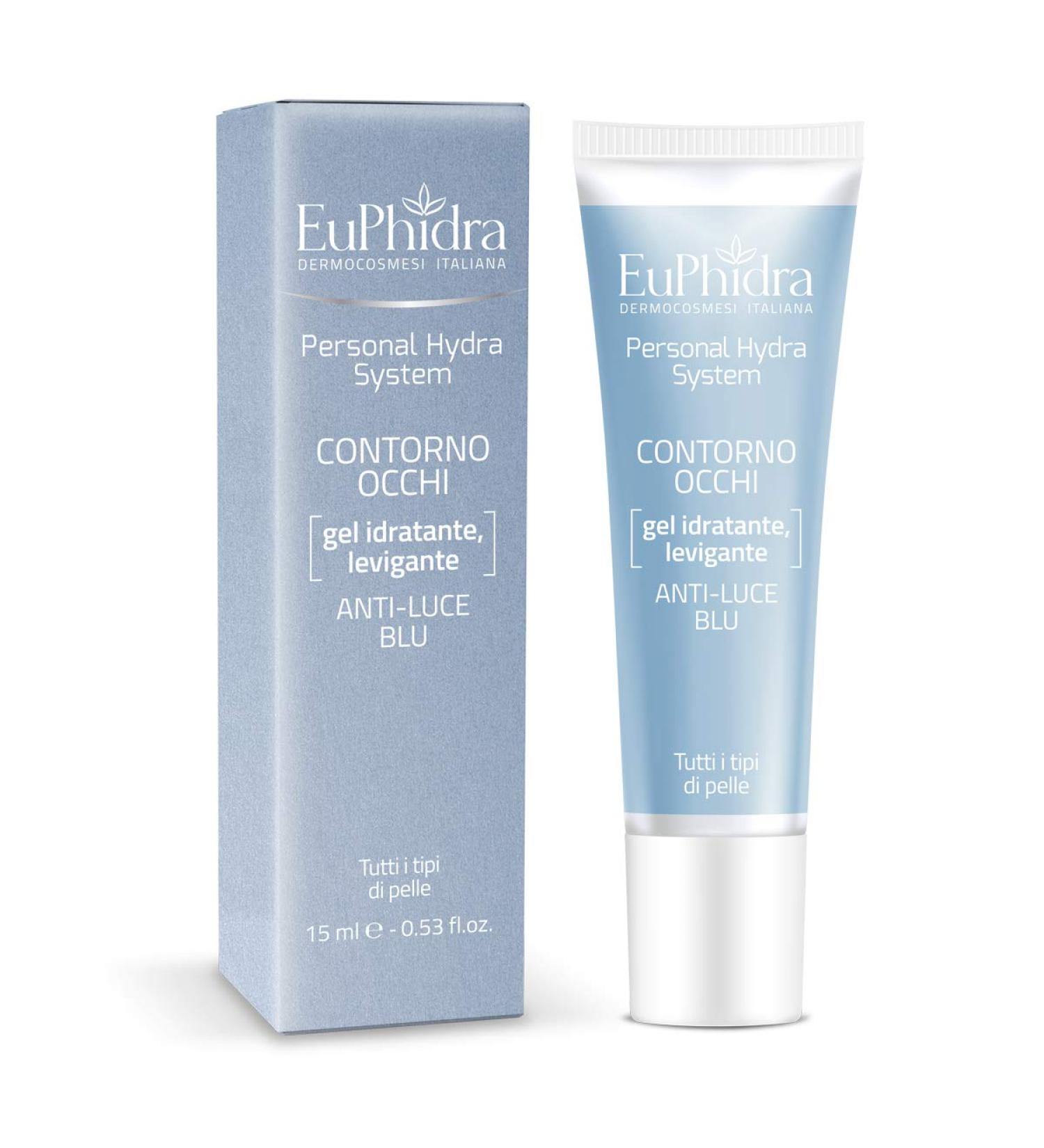 Euphidra Eye Contour Anti Blue Light Moisturizing Smoothing Gel Dark Circles and Signs of Fatigue - 15 Ml - Buy Online on SooperMarket.com