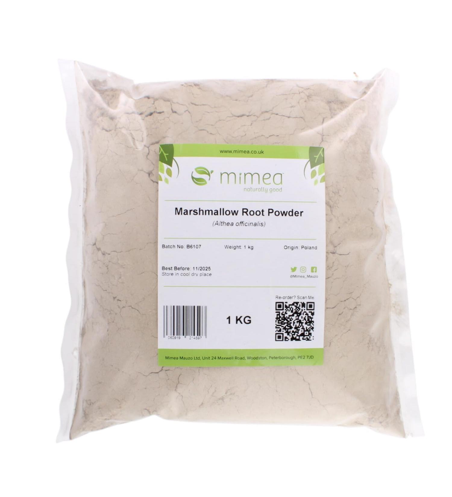 Mimea Marshmallow Root Powder | 1kg | Quality Ingredients | Herbal Remedy | Natural | No Additives | Tea Infusion 1 kg (Pack of 1) - Buy Online on SooperMarket.com