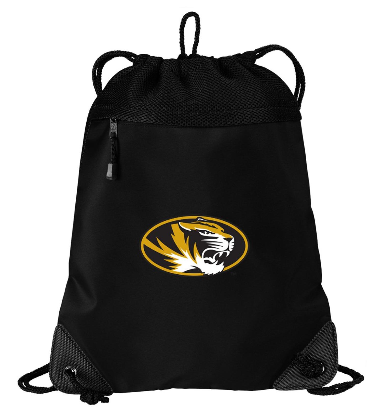 University of Missouri Drawstring Backpack - Mesh & Microfiber Cinch Pack by Broad Bay - Buy Online on SooperMarket.com