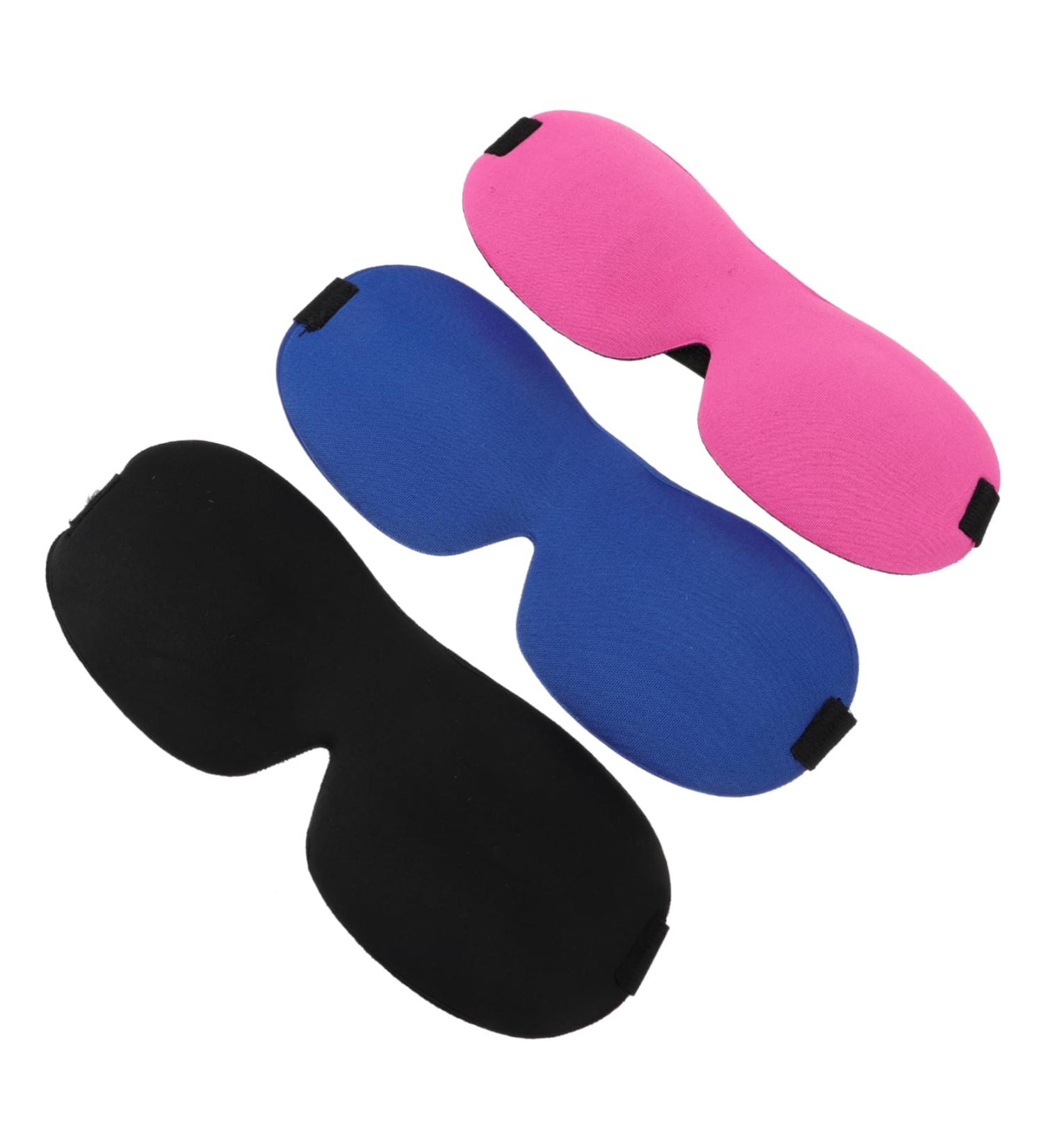 Buy Gatuida 6 Pcs 3D Sleep Masks - Silk Eye Masks for Adults | Comfortable Blindfolds for Sleeping & Travel | Eye Protection - Buy Online on SooperMarket.com