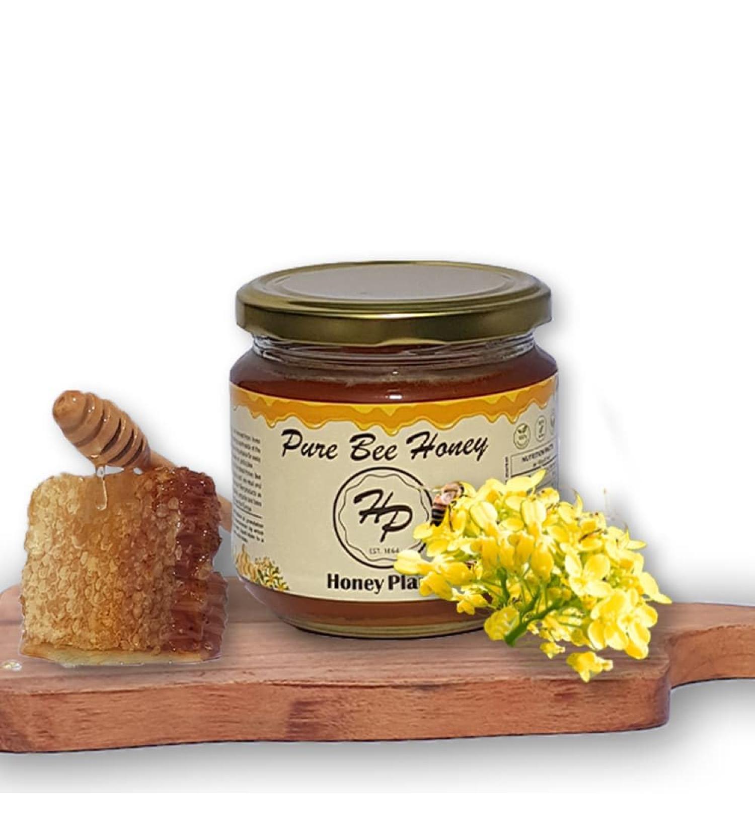 Rapeseed Pure and Raw Honey from ECO/BIO Area Unheated Unpasteraised Unfiltered Mountain Honey harvested in our own Bee Farm (small 500 gram) 500 g (Pack of 1) 500.0 - Buy Online on SooperMarket.com
