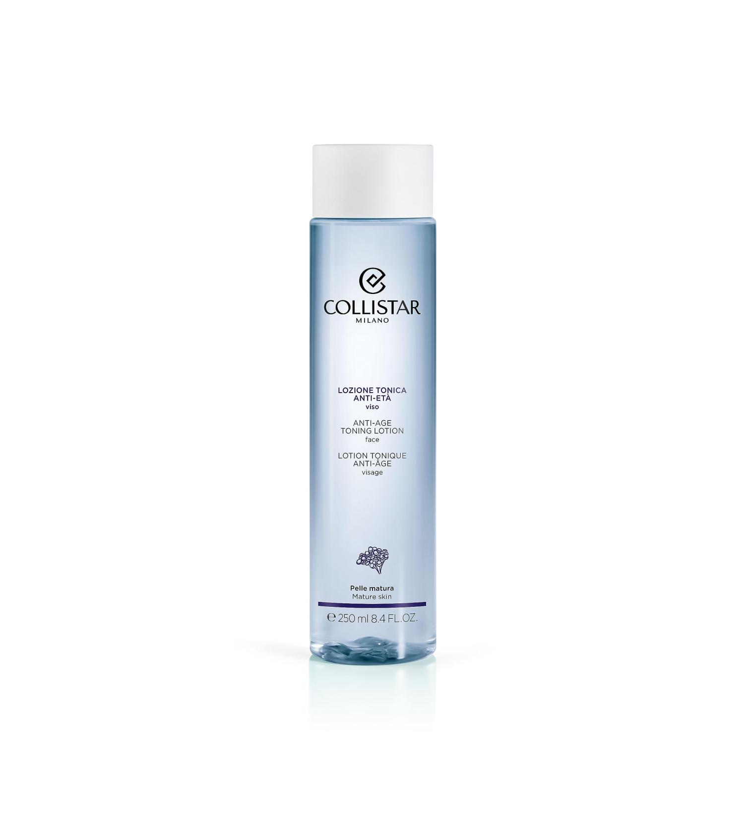 Collistar Anti-Age Toning Lotion for Mature Skin - Silicone-Free & Vegan - 250ml Made in Italy | International Shipping - Buy Online on SooperMarket.com