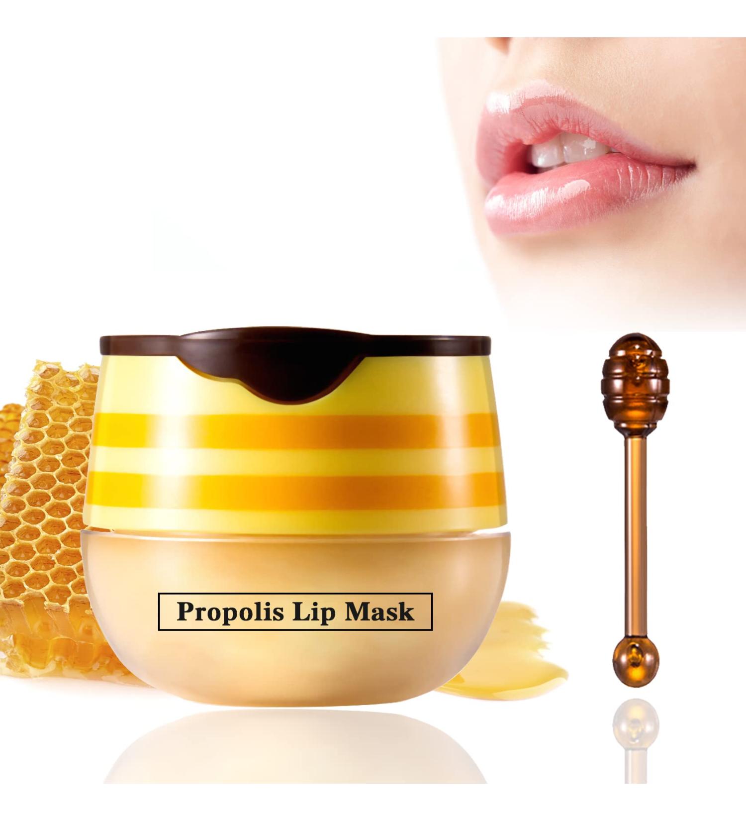 Honey Lip Mask: Bee Balm Lip Balm for Dry Lips - Lip Moisturizing & Exfoliating Treatment - 1PCS - Buy Online on SooperMarket.com