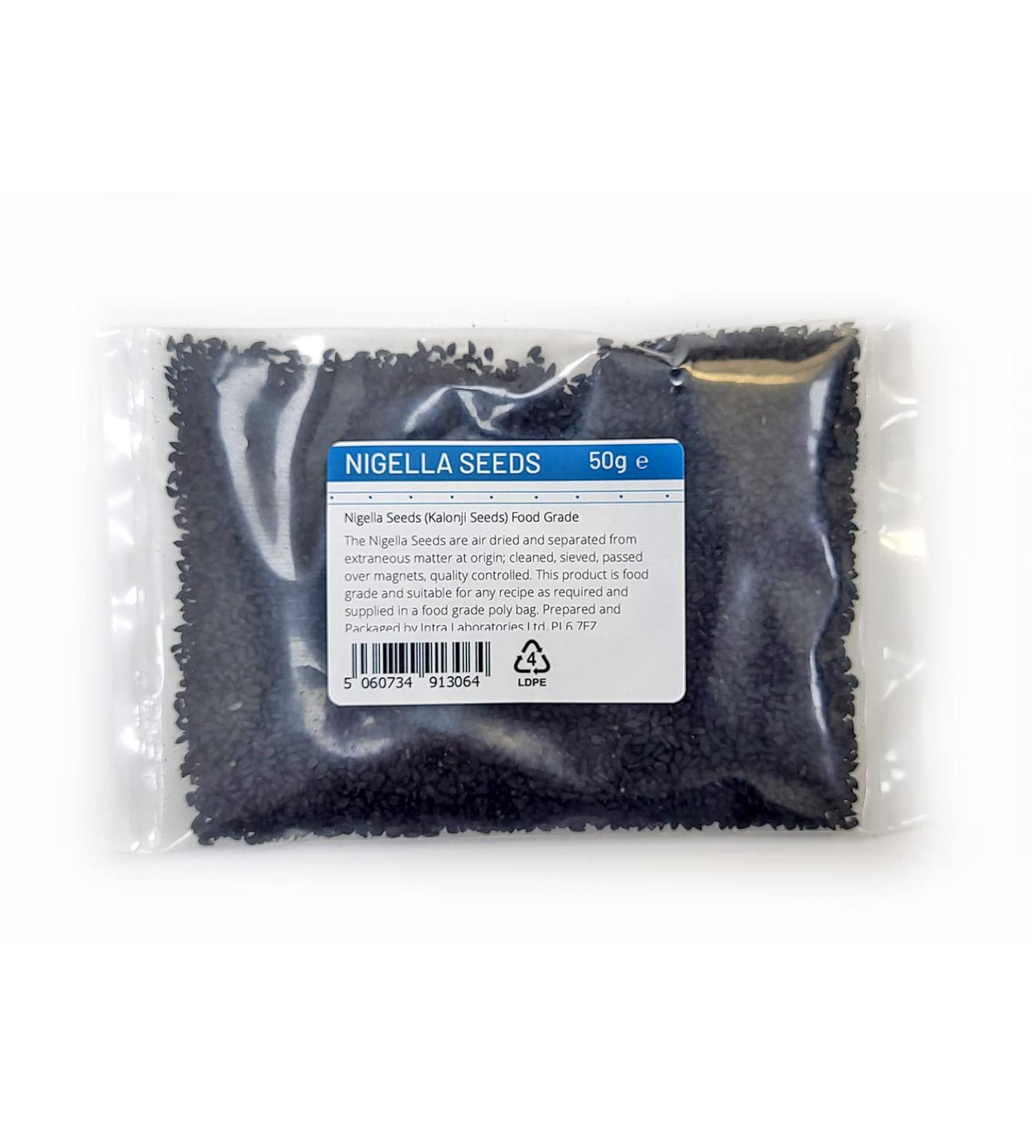 Entirely Ingredients Nigella Seeds 50g - Selected for the Premium Quality - Food Grade - Buy Online on SooperMarket.com