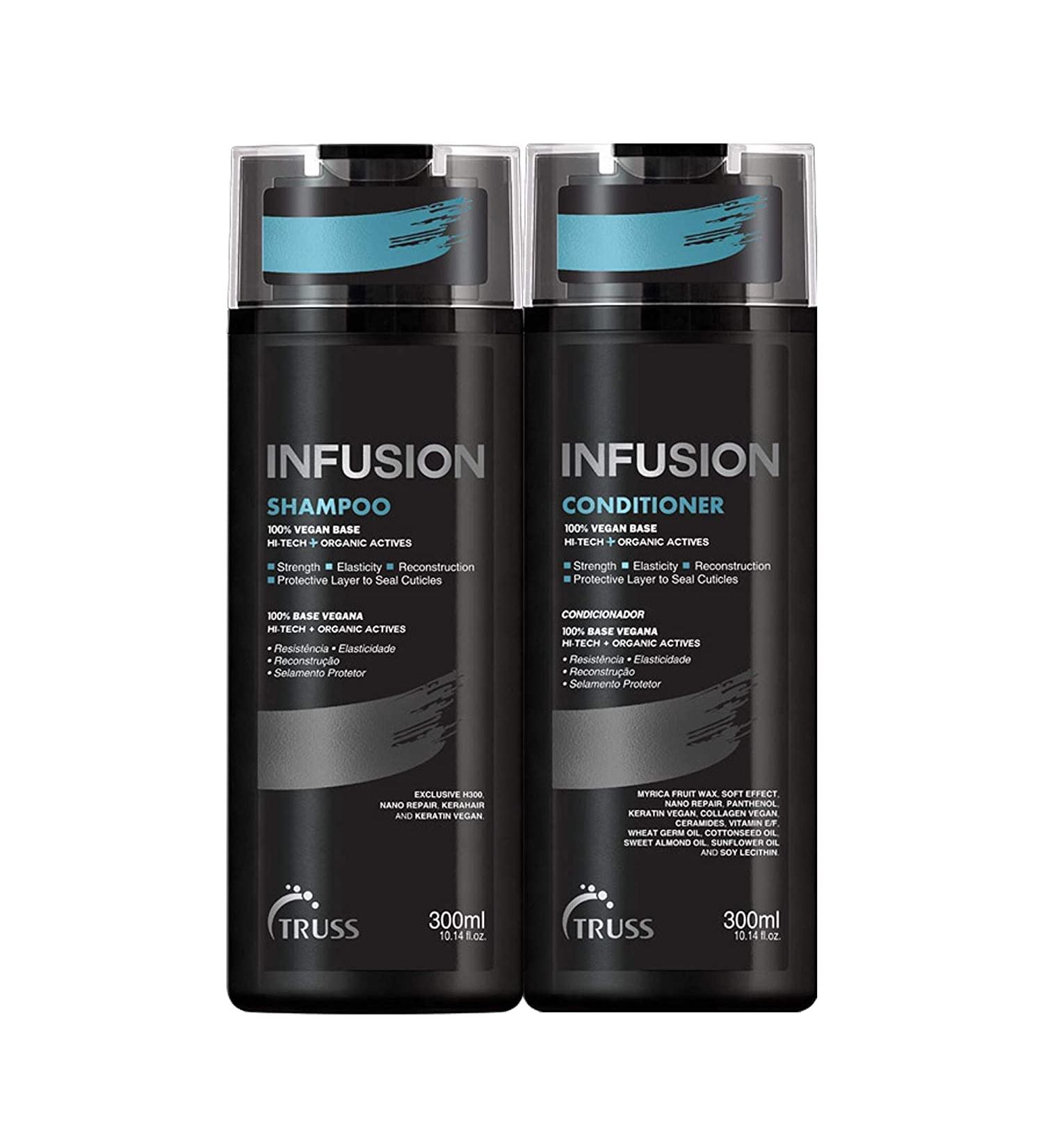 TRUSS Infusion Shampoo & Conditioner Set - Hydrating Hair Care Bundle - Buy Online on SooperMarket.com