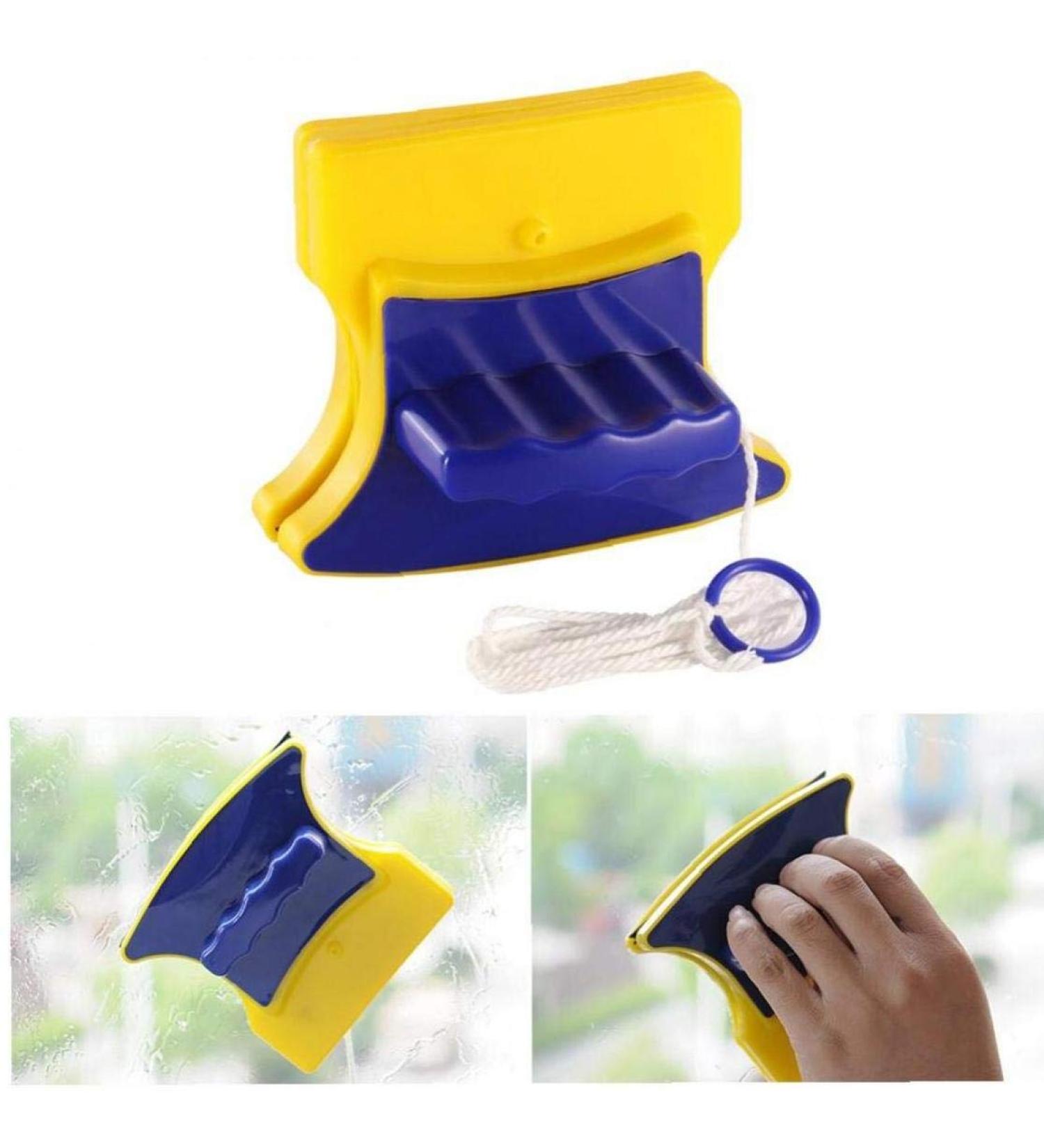 AMOYER Window Glass Magnetic Brush Practical Double Sided Window Dust Remover Quickly Household Glass Cleaner Wiper Practical Home Gadgets - Buy Online on SooperMarket.com