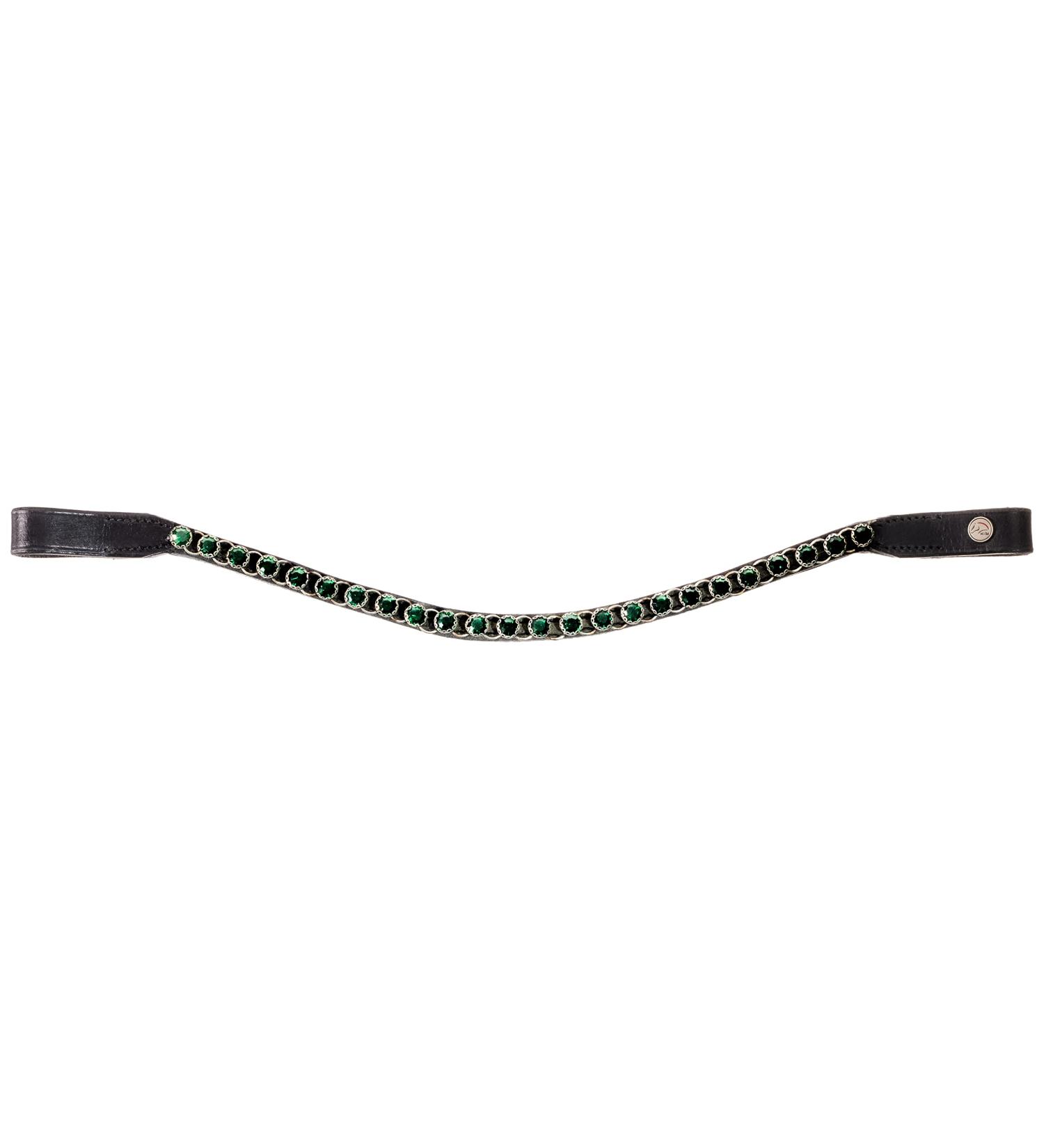HKM Precious Headband Dark Green One Size