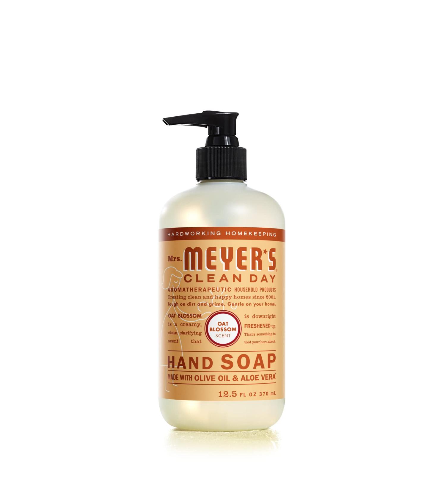 Mrs. Meyer's Oat Blossom Hand Soap - Biodegradable Formula with Essential Oils - 12.5 fl. oz - Buy Online on SooperMarket.com