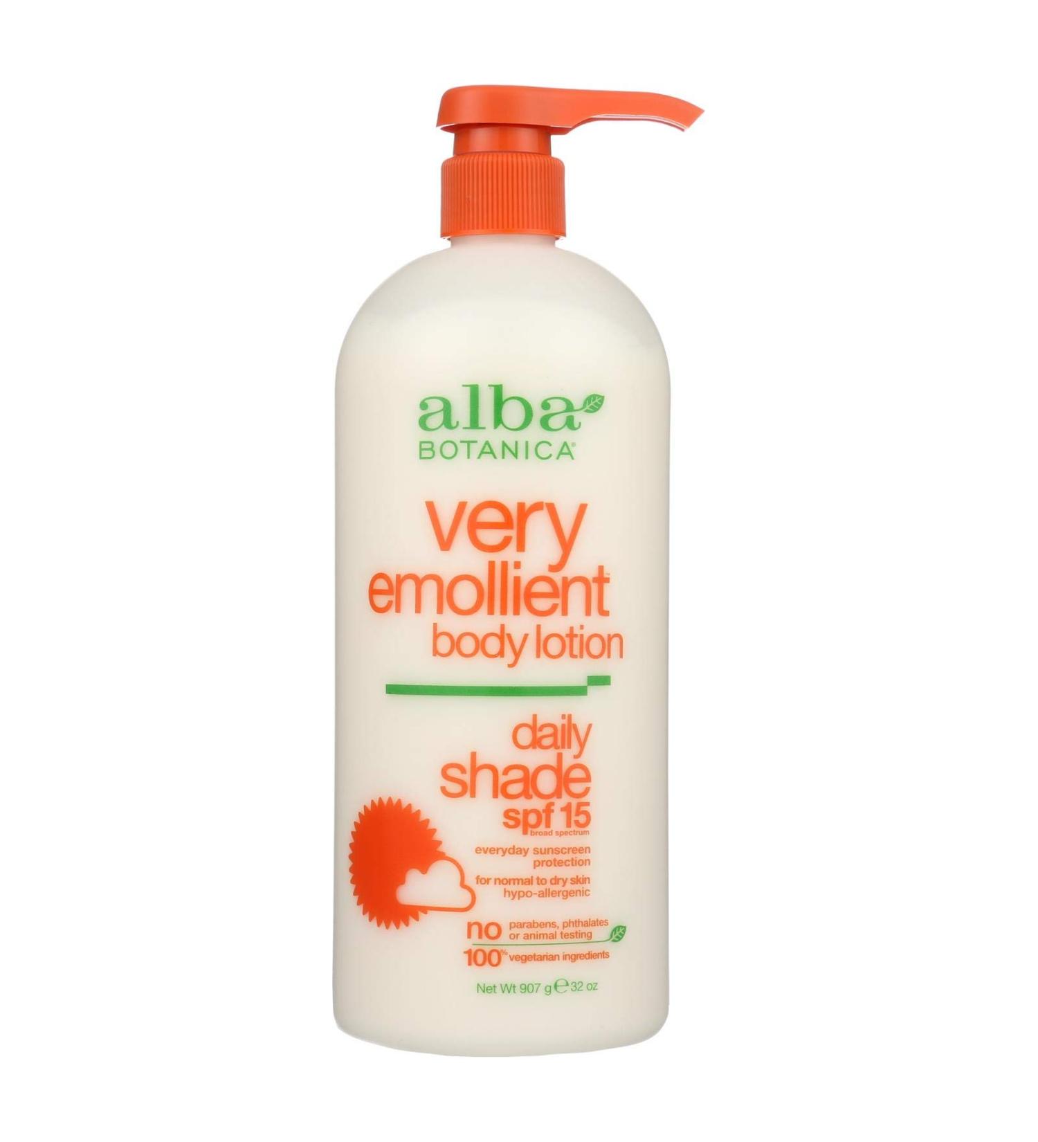 Alba Botanica - Alba Botanica Very Emollient Natural Body Lotion SPF 15-32 fl oz