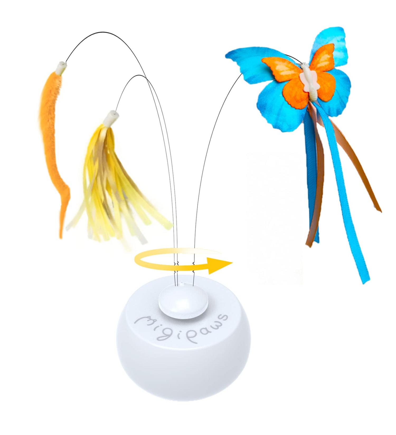 Migipaws Tunnel Cat Toy Set with Automatic Butterfly Play | Interactive Indoor Kitten Entertainment | Rechargeable & Innovative Design - Buy Online on SooperMarket.com