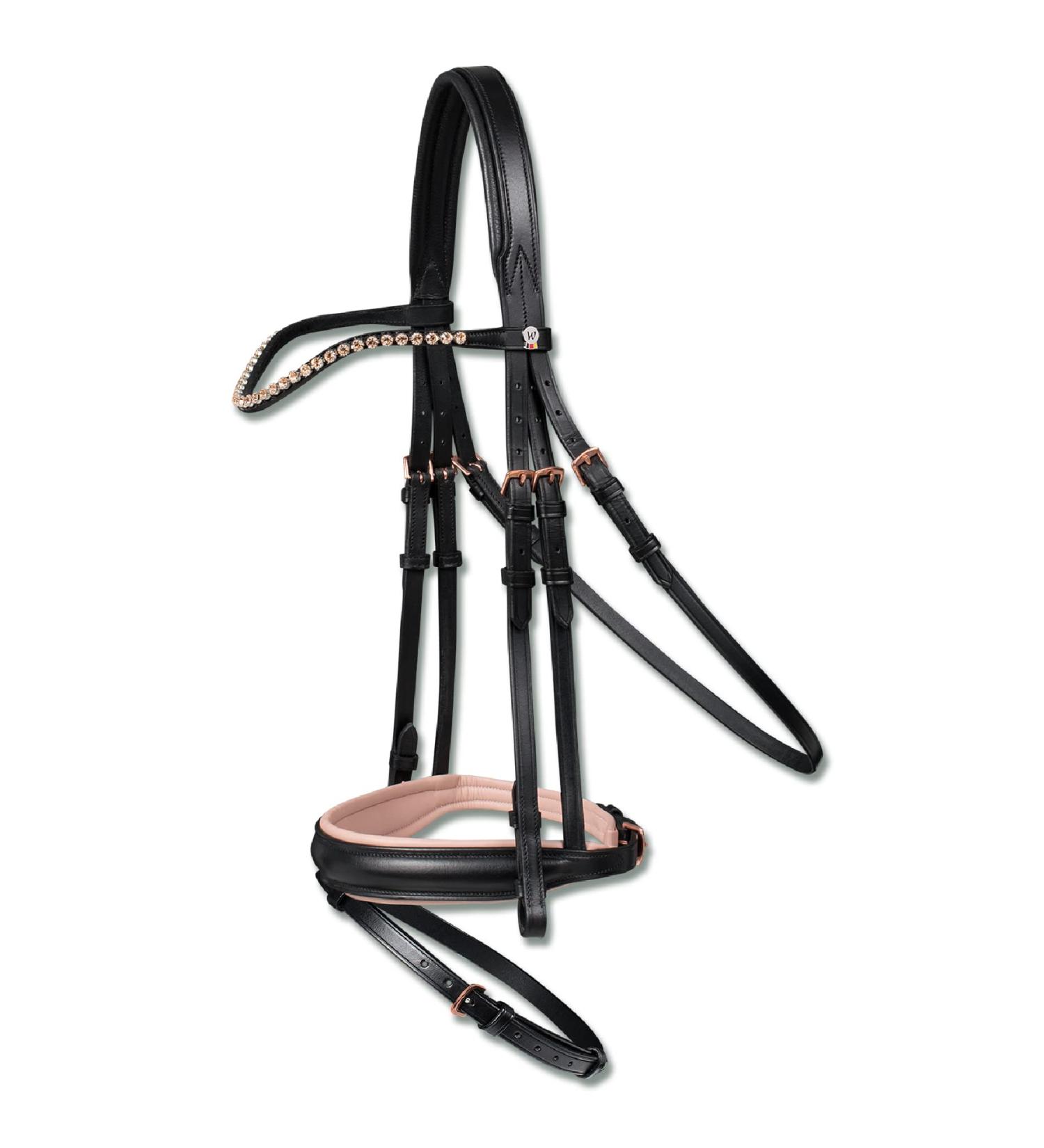 Buy WALDHAUSEN X-Line Bridle Ros Black for Warmbloods | International Shipping Available - Buy Online on SooperMarket.com