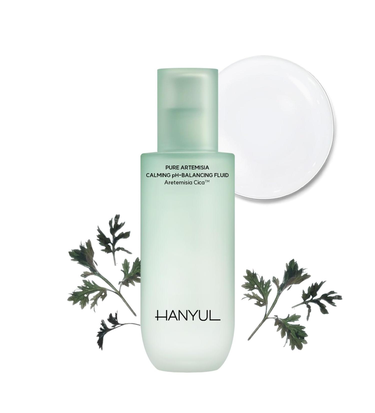 HANYUL Pure Artemisia Hydrating Calming Fluid - Lightweight Vegan Lotion for Deep Moisturizing & Soothing | Korean Skin Care 4.23 Fl Oz - Buy Online on SooperMarket.com