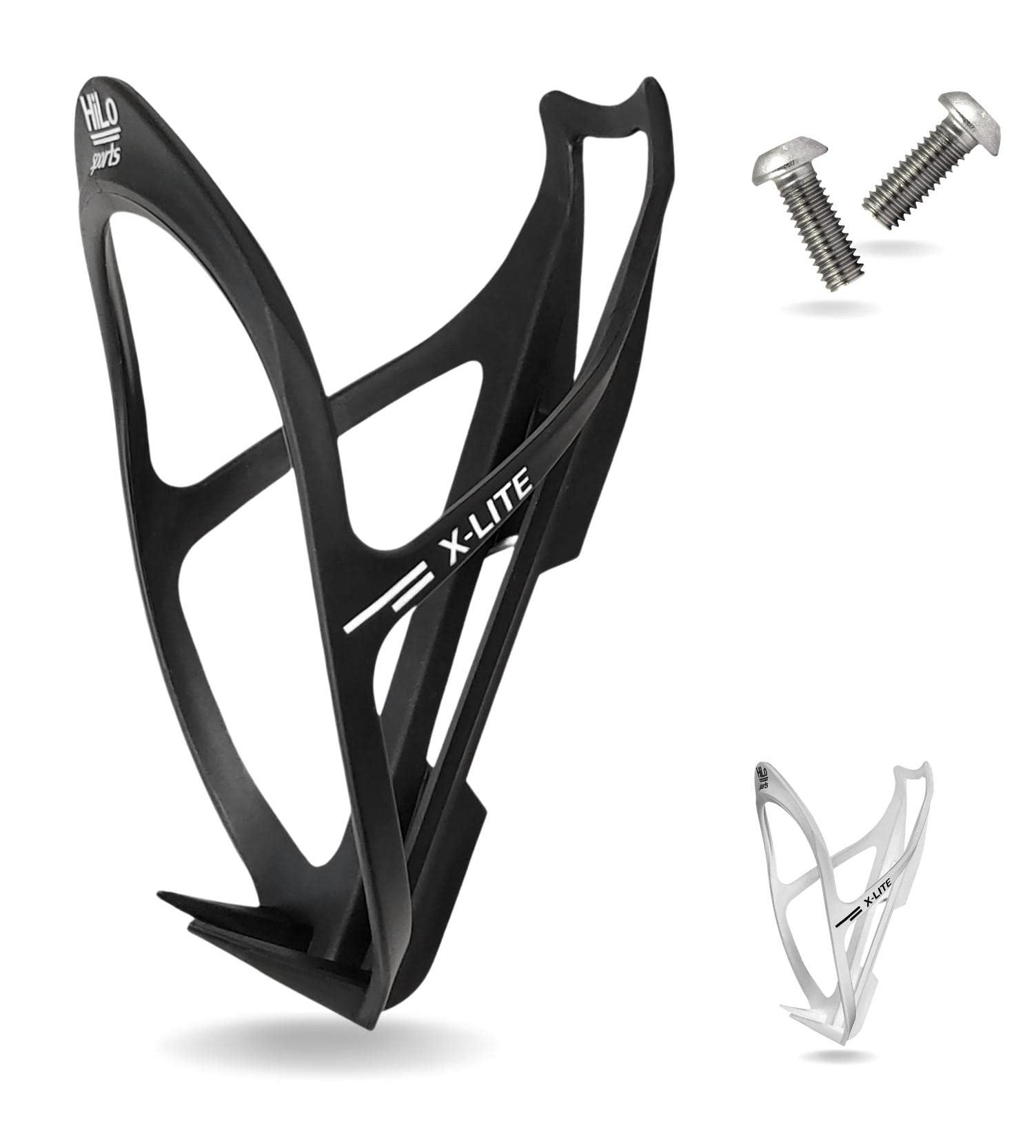 Hilo Sports Bicycle Bottle Holder - Extra Strong & Lightweight Water Bottle Holder for All Bikes - Secure 2-Screw Design - Black - Buy Online on SooperMarket.com