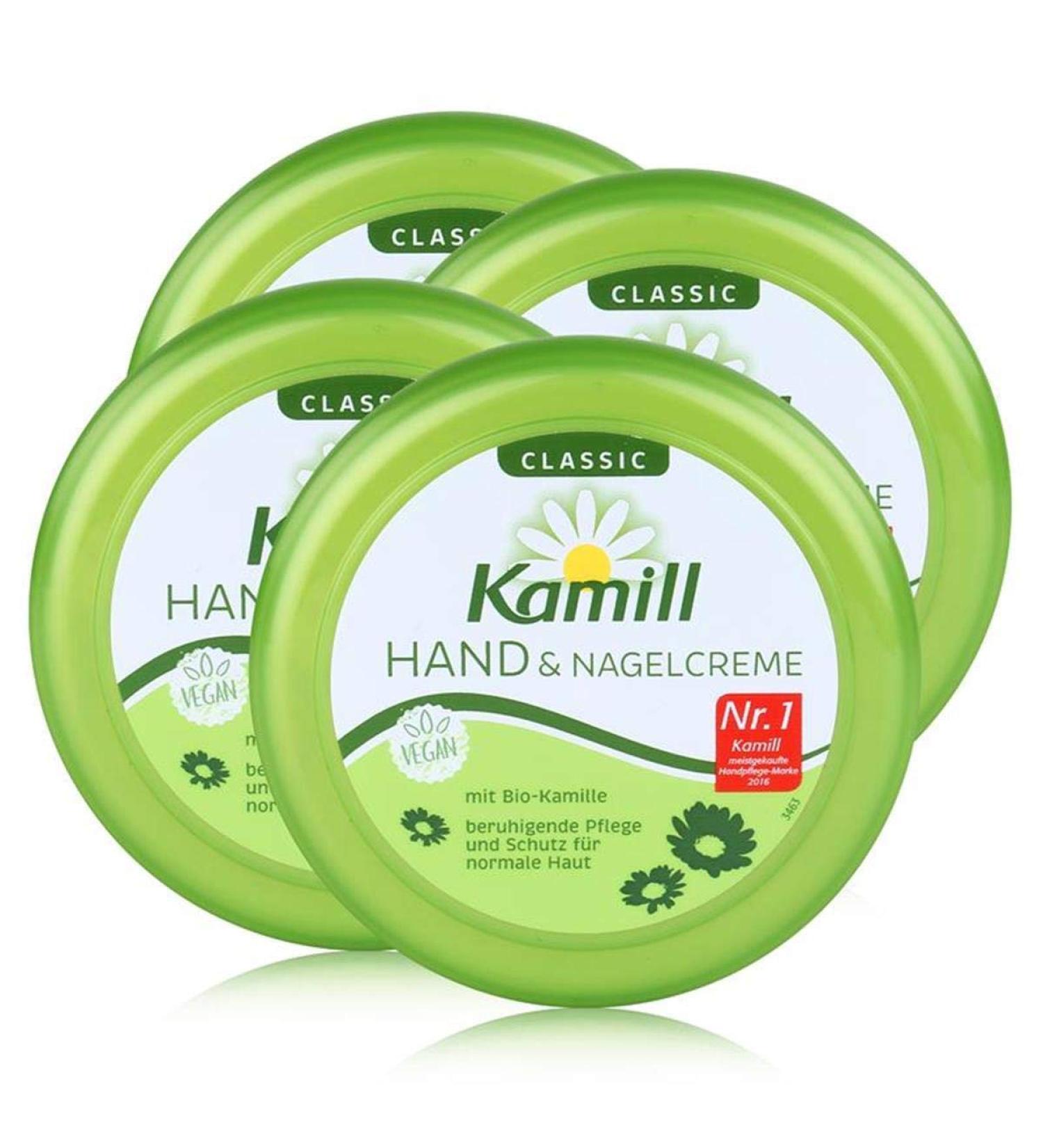 Kamill Classic Hand & Nail Cream 150ml - Organic Chamomile (Pack of 4) | Buy Internationally - Buy Online on SooperMarket.com