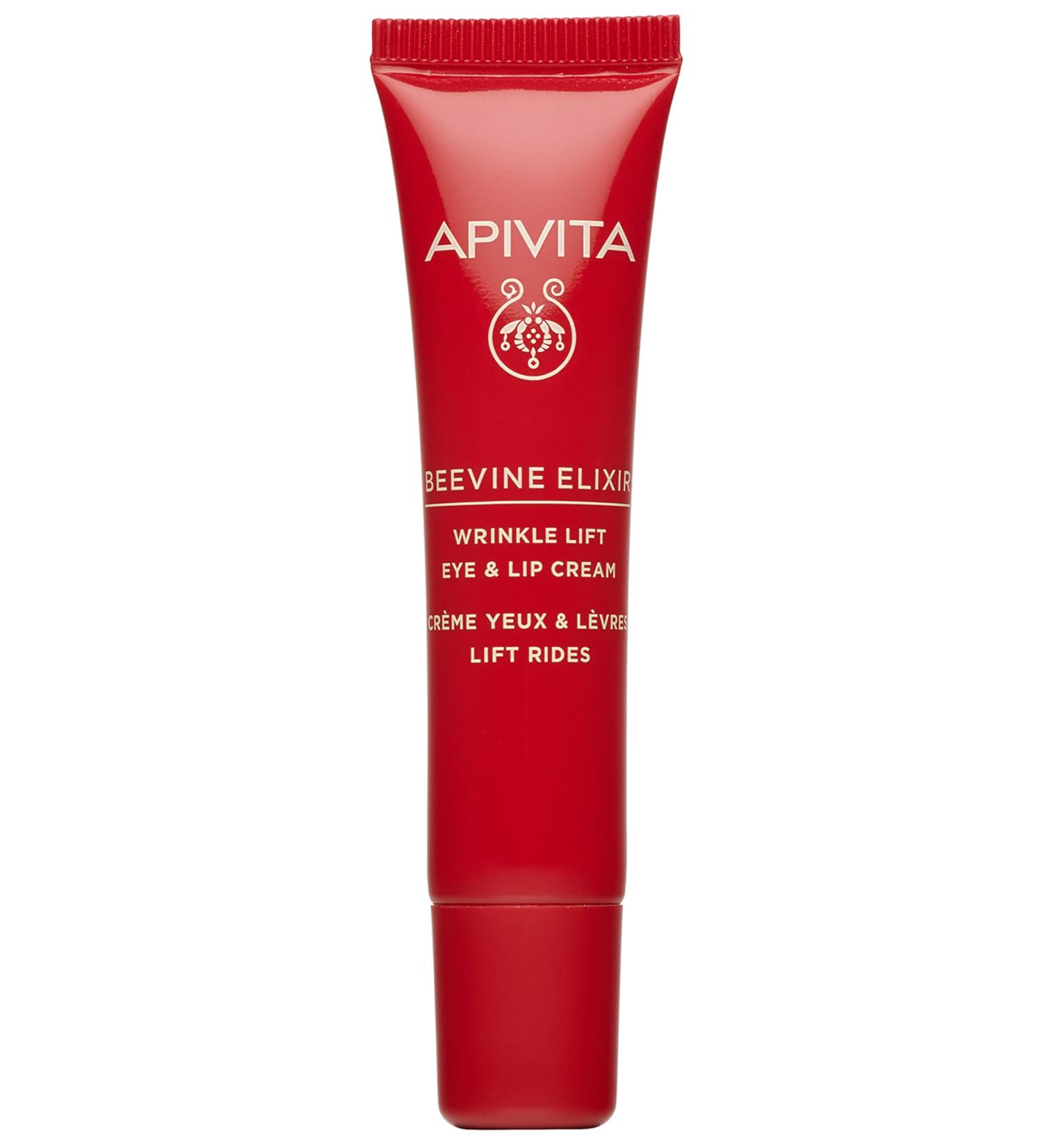 Apivita Beevine Elixir Wrinkle Lift Eye & Lip Cream - Advanced Anti-Aging Collagen Boost Polyphenols & Goji Berry - 0.51 oz - Shop Internationally - Buy Online on SooperMarket.com