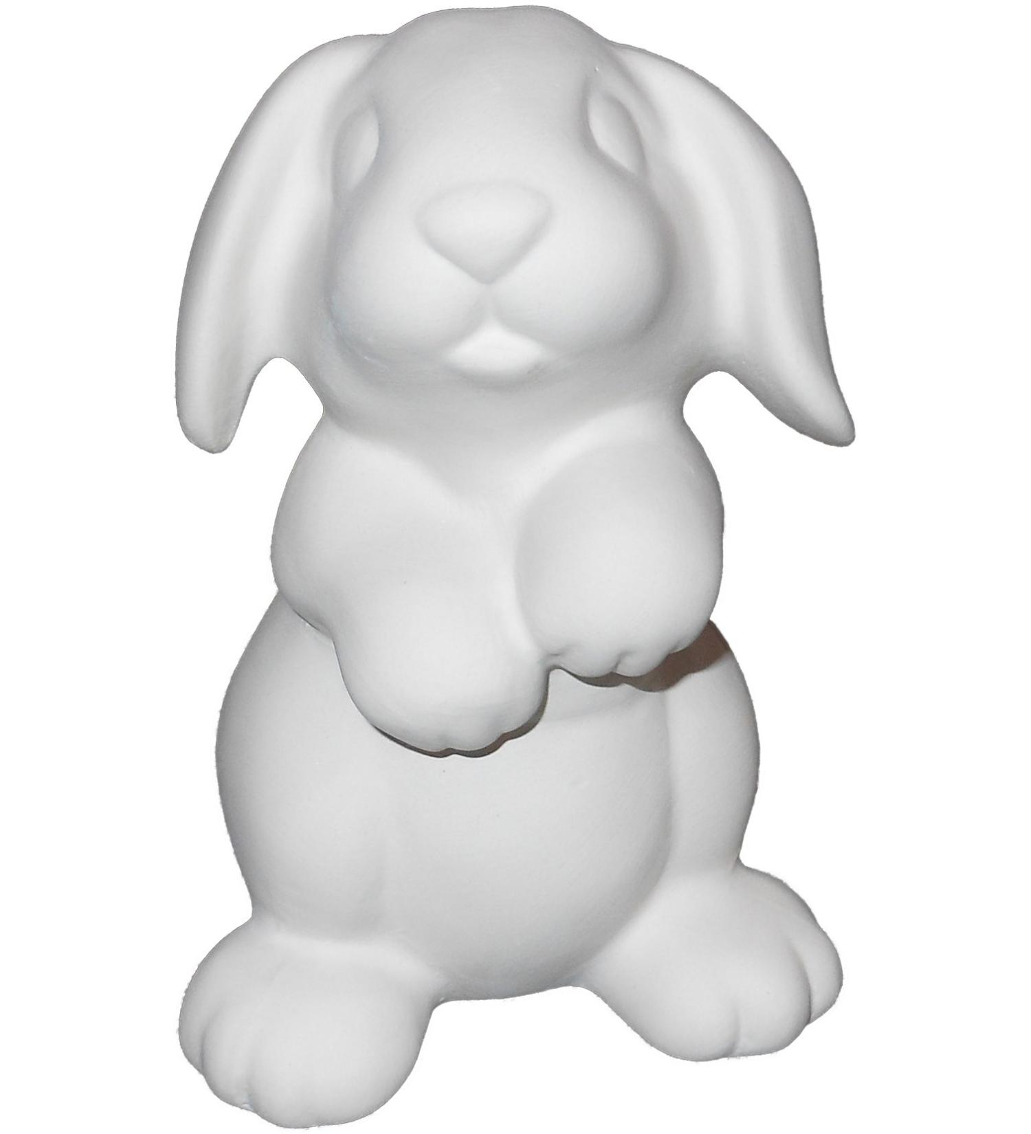 Paint Your Own Ceramic Rabbit Keepsake - Adorable DIY Bunny Craft Kit - Buy Online on SooperMarket.com