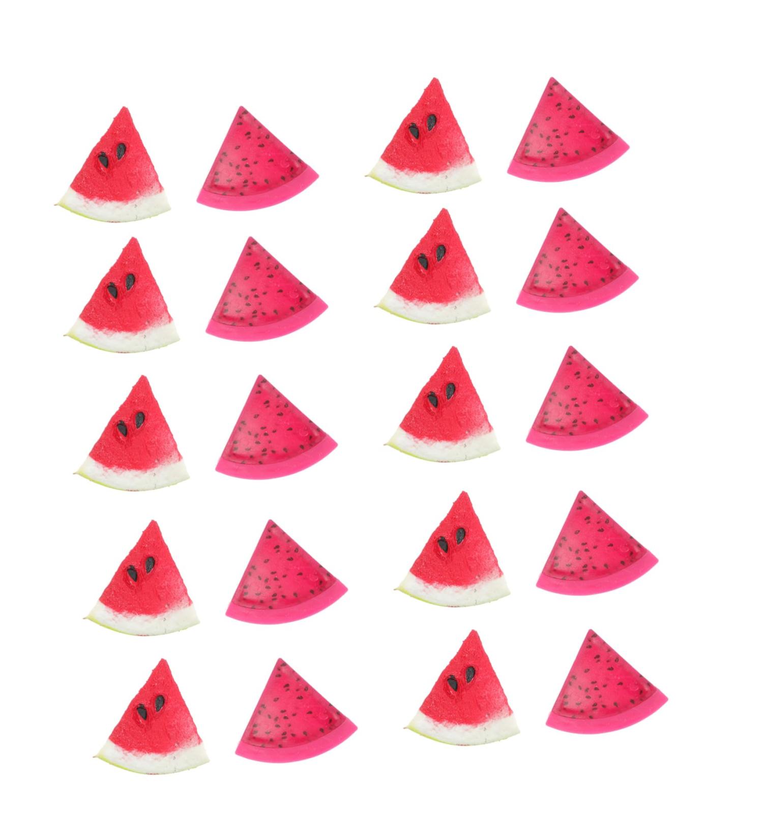 Warmhm 1 Set Fruit Slices Ornament for Kids Fake Dragon Fruit Fake Pitaya Fake Watermelon Slices Watermelon Decorations Pitaya Slice Ornament Soft Pvc Artificial Child Fake Fruit - Buy Online on SooperMarket.com