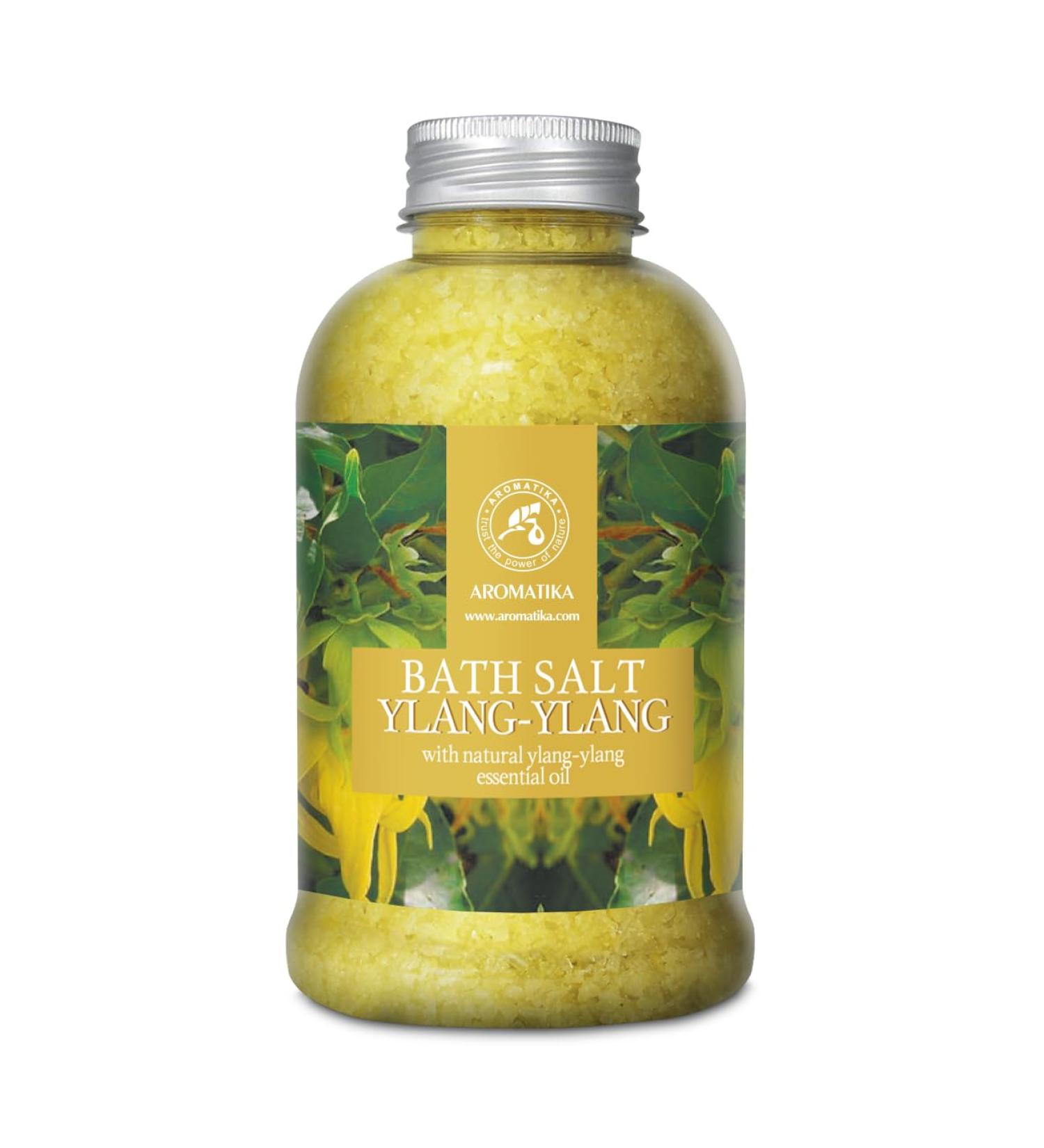 100% Natural Ylang Ylang Bathing Salt 600g | Stress Relief Sleep Aid & Aromatherapy | Spa Quality Relaxation - Buy Online on SooperMarket.com