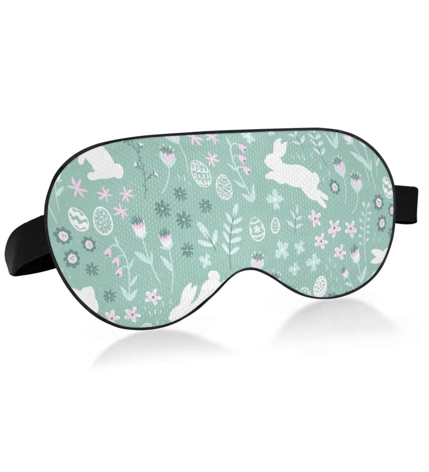 Haskirky Light Blocking Eye Mask for Deep Sleep - Breathable & Adjustable for Men and Women - Ideal for Travel, Yoga, Meditation - Cute Rabbit Design - Buy Online on SooperMarket.com