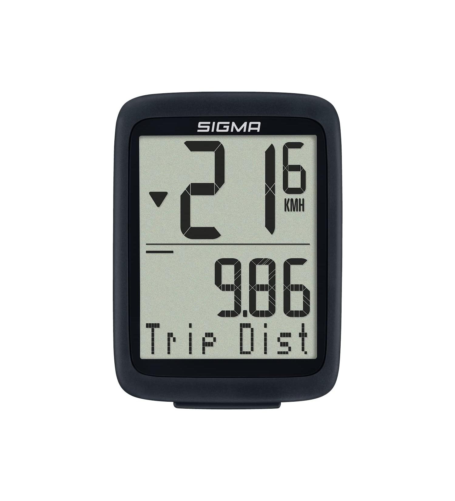 Sigma Sport BC 8.0 Bicycle Computer - Waterproof Speedometer with 8 Functions | Cable Speed Meter & Kilometer Meter for Bikes - Buy Online on SooperMarket.com