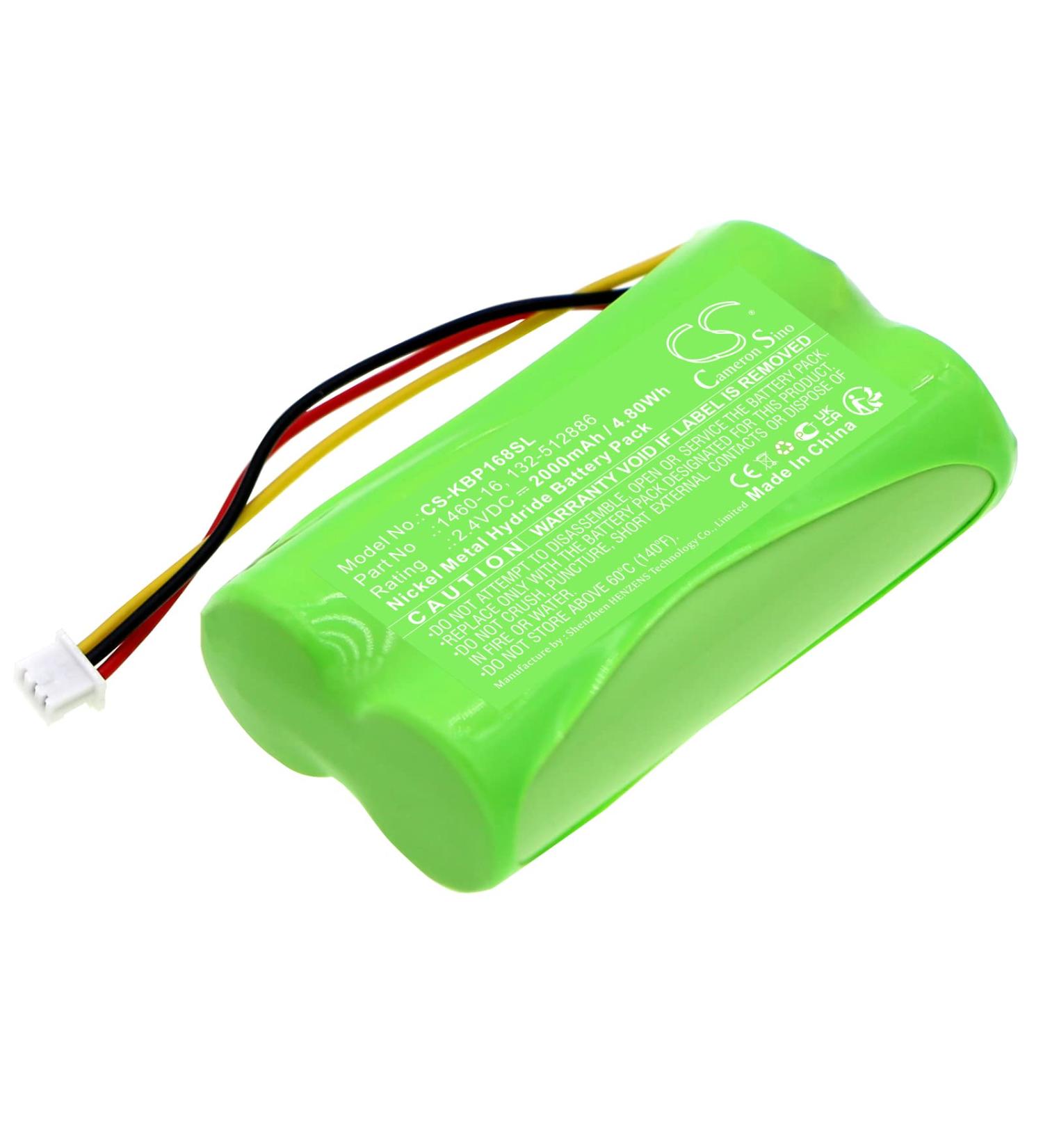Buy 2.4V High-Performance Replacement Battery for Kaba Programmer 1460 | 2000mAh 1460-16 132-512886 - International Shipping Available - Buy Online on SooperMarket.com