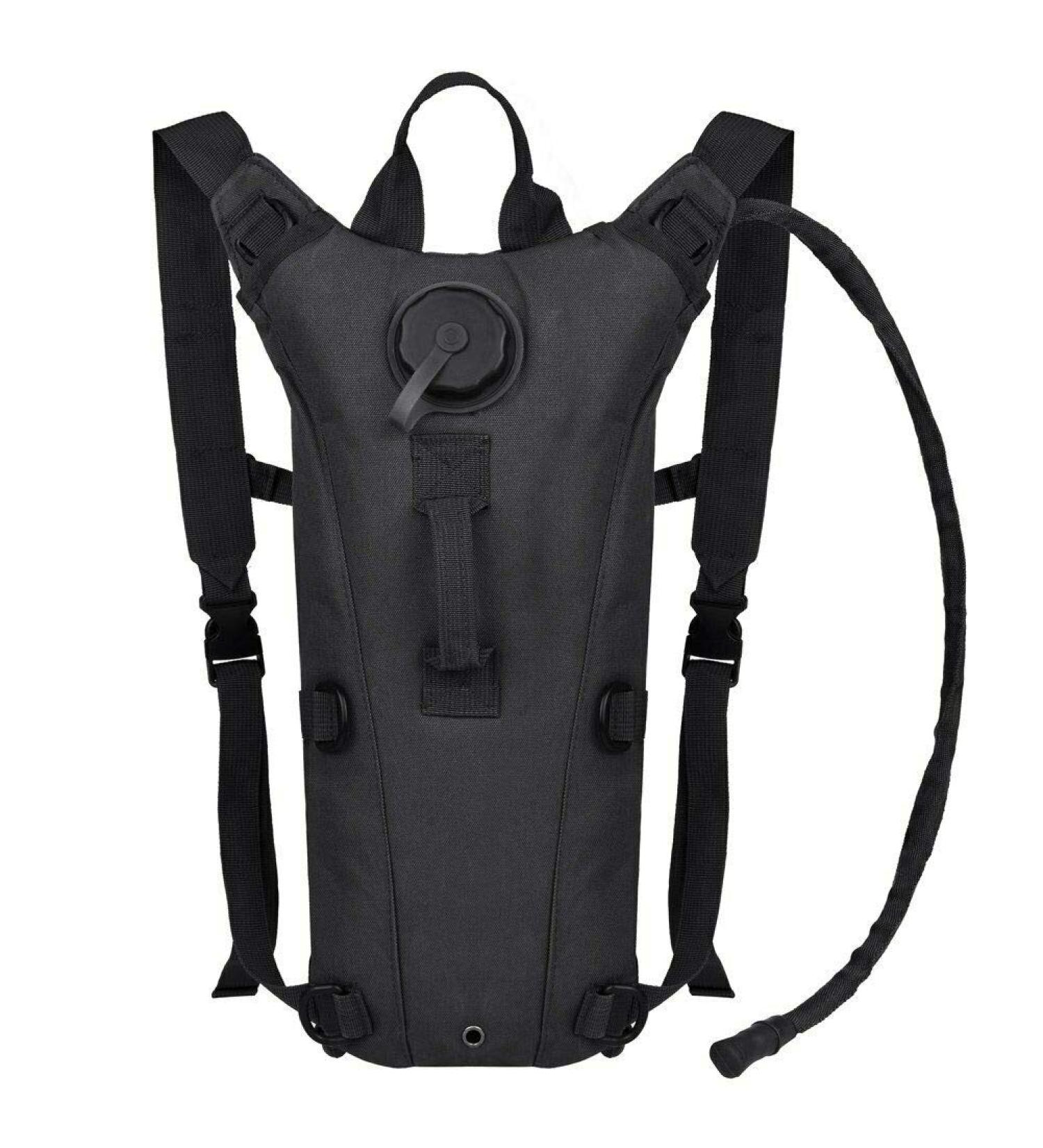 ATBP Tactical 3L Hydration Pack - Military Grade Water Bladder Backpack - Leakproof for Running, Cycling, Hiking - Black - Buy Online on SooperMarket.com